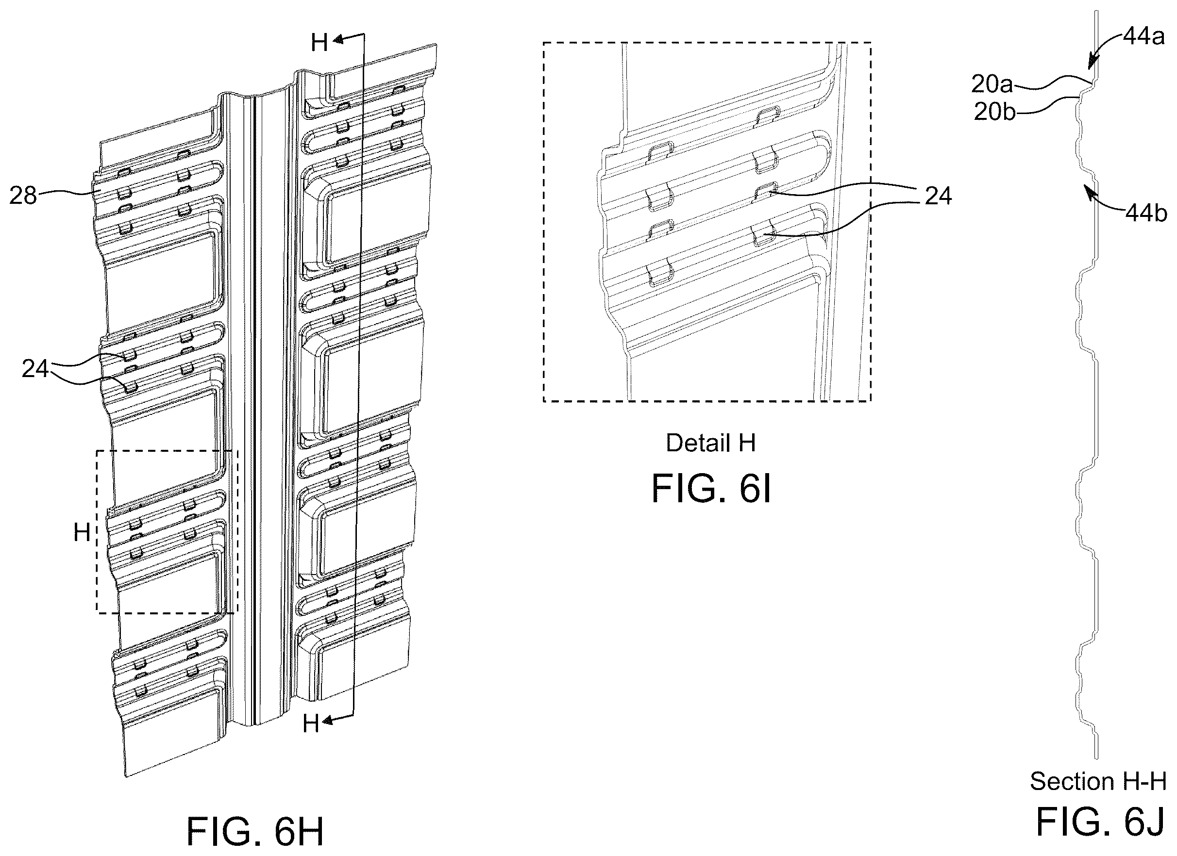 Patent US12338626 Figure 10 – Modular wall panel with integrated channels