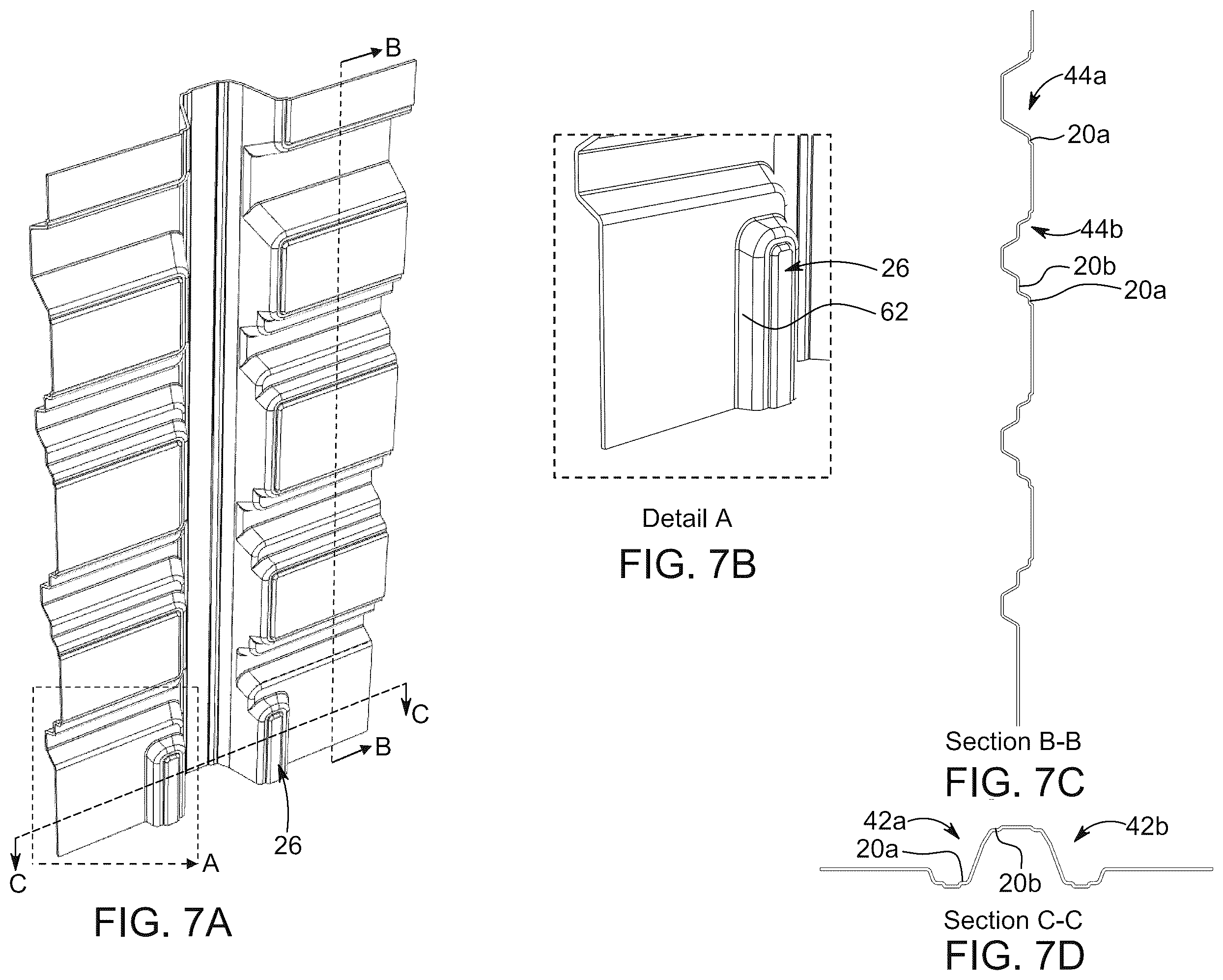 Patent US12338626 Figure 11 – Modular wall panel with integrated channels