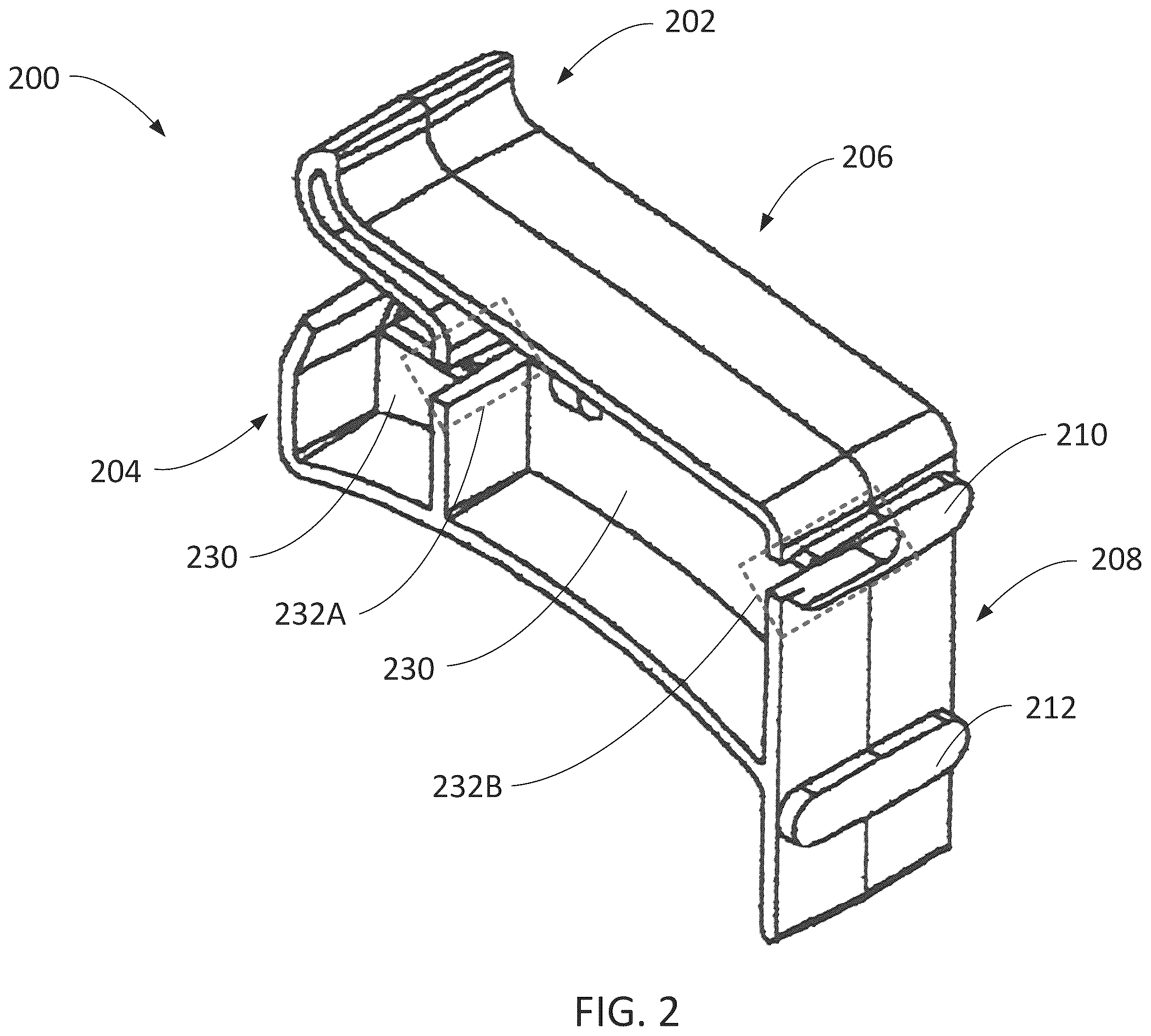Patent US12338630 Figure 2 – Covered rain gutter system