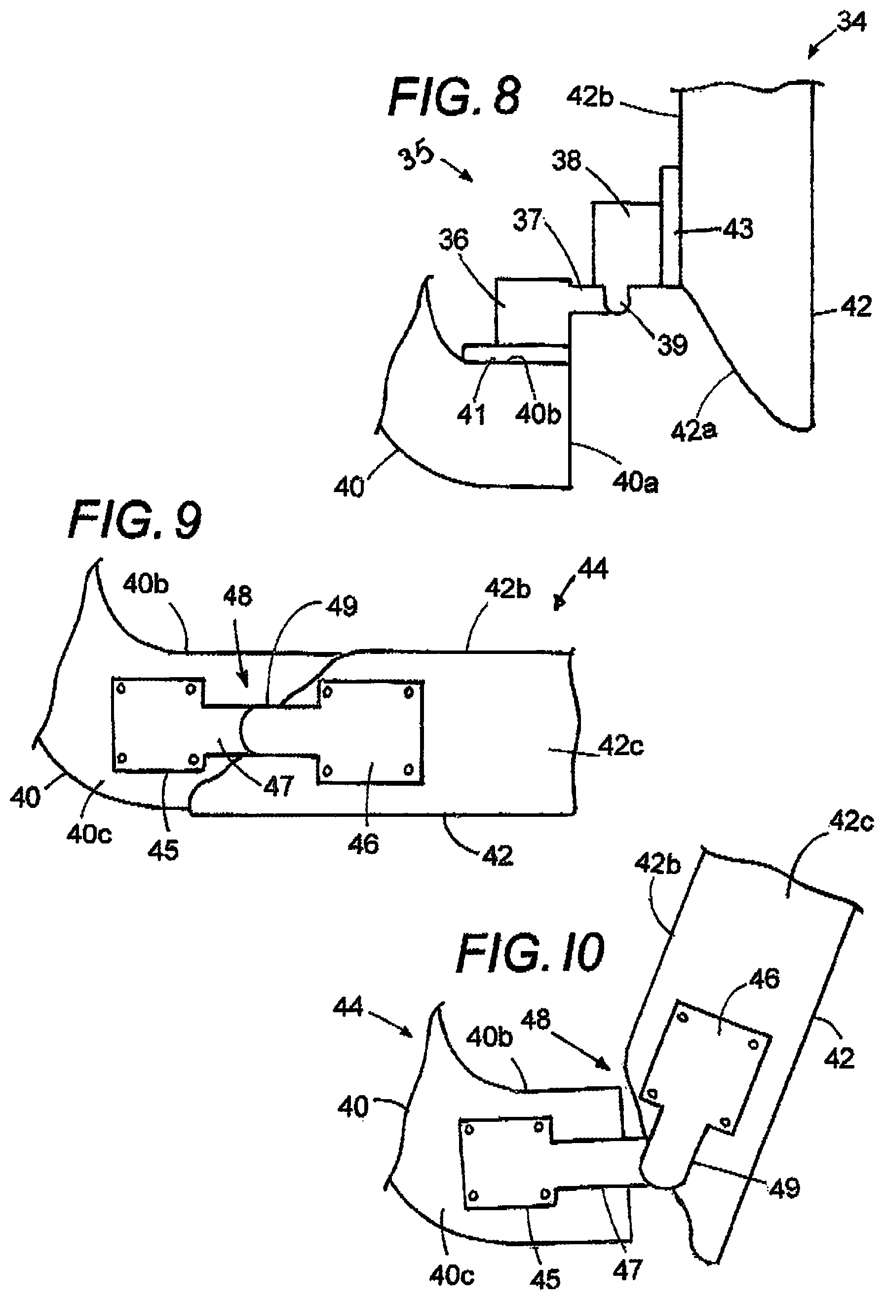 Patent US12338631 Figure 3 – Downspout gutter extension displacement device