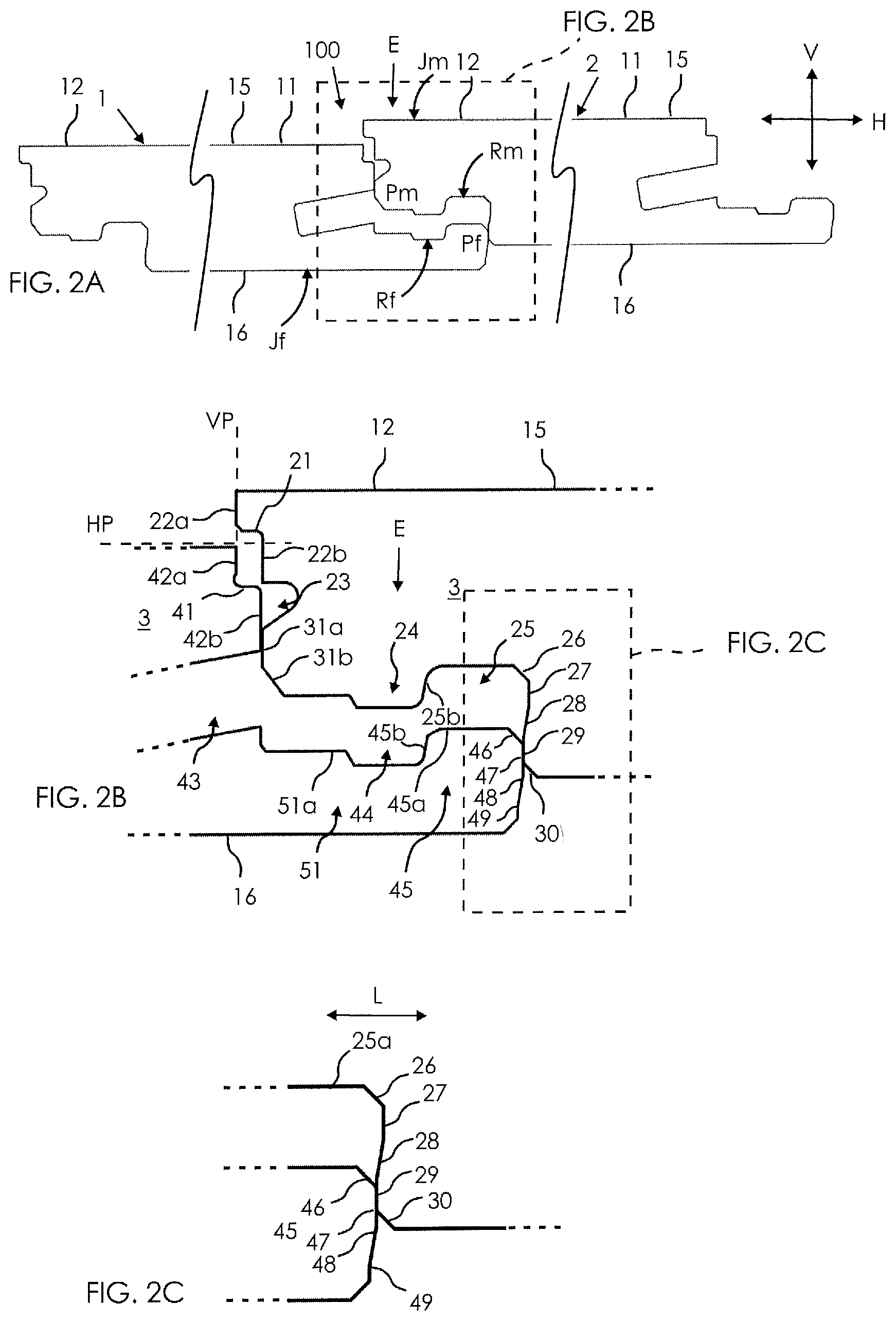 Patent US12338635 Figure 2 – Building panel with mechanical locking device