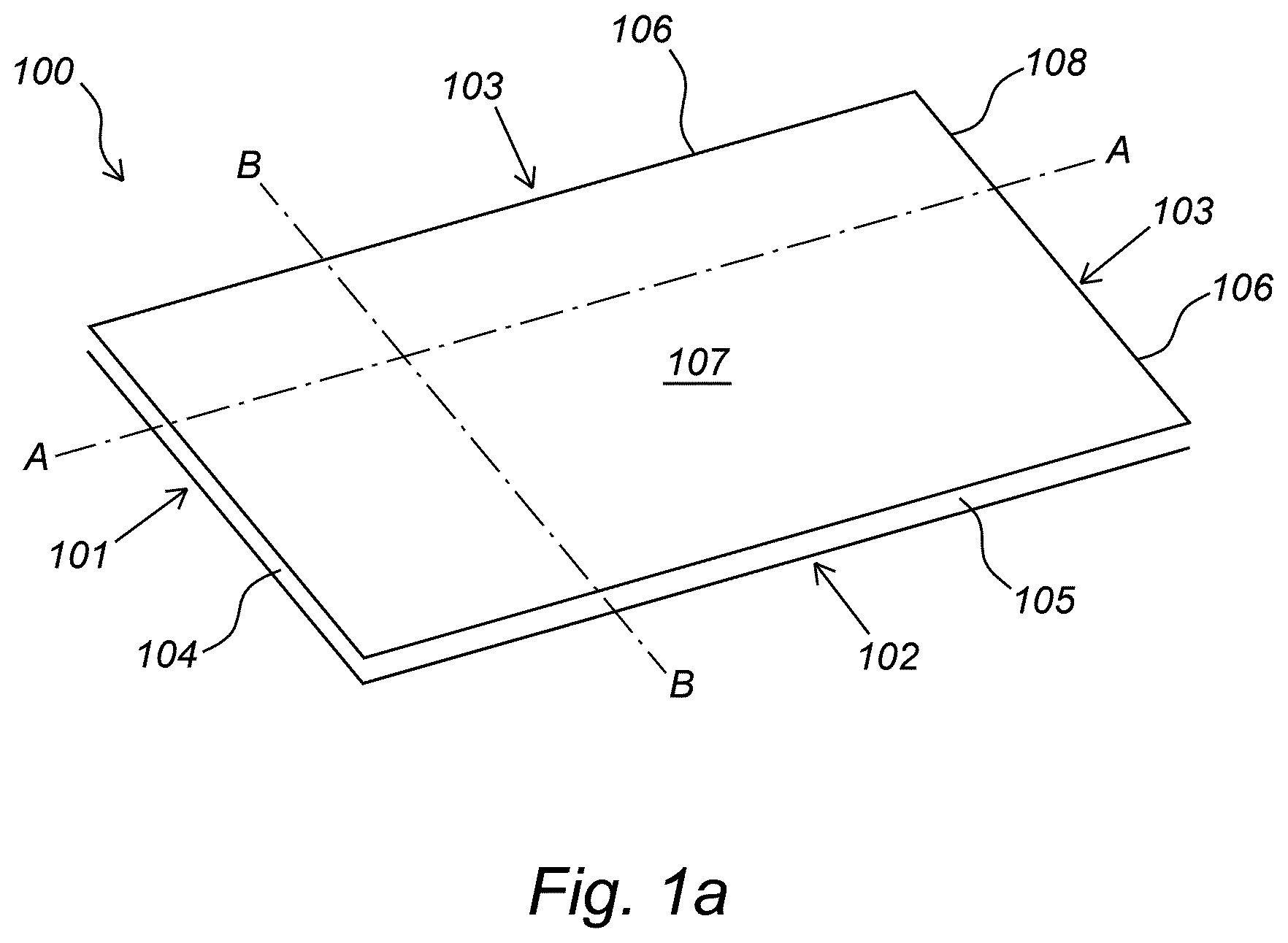 Patent US12338638 — Decorative panel, and decorative floor covering consisting of said panels — Figure 1
