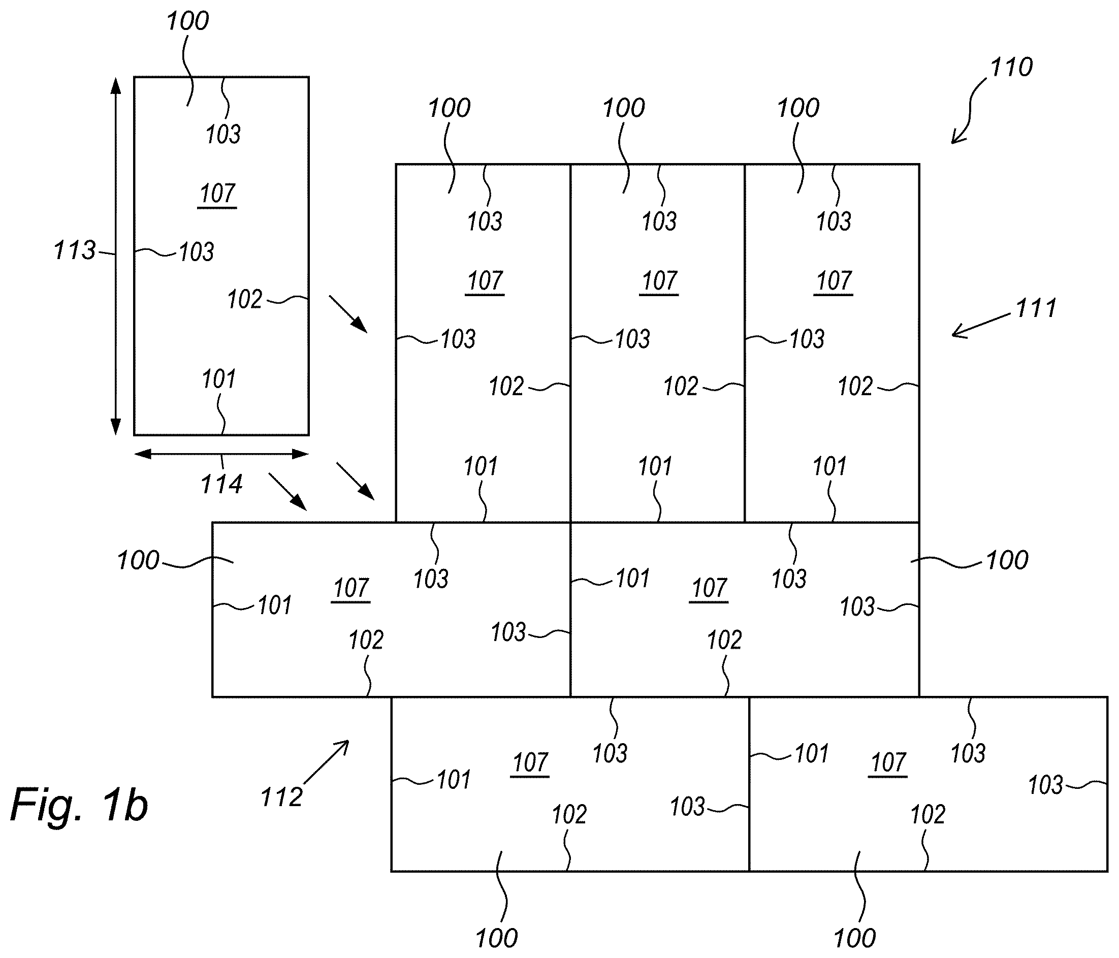Patent US12338638 Figure 2 – Decorative panel, and decorative floor covering consisting of said panels