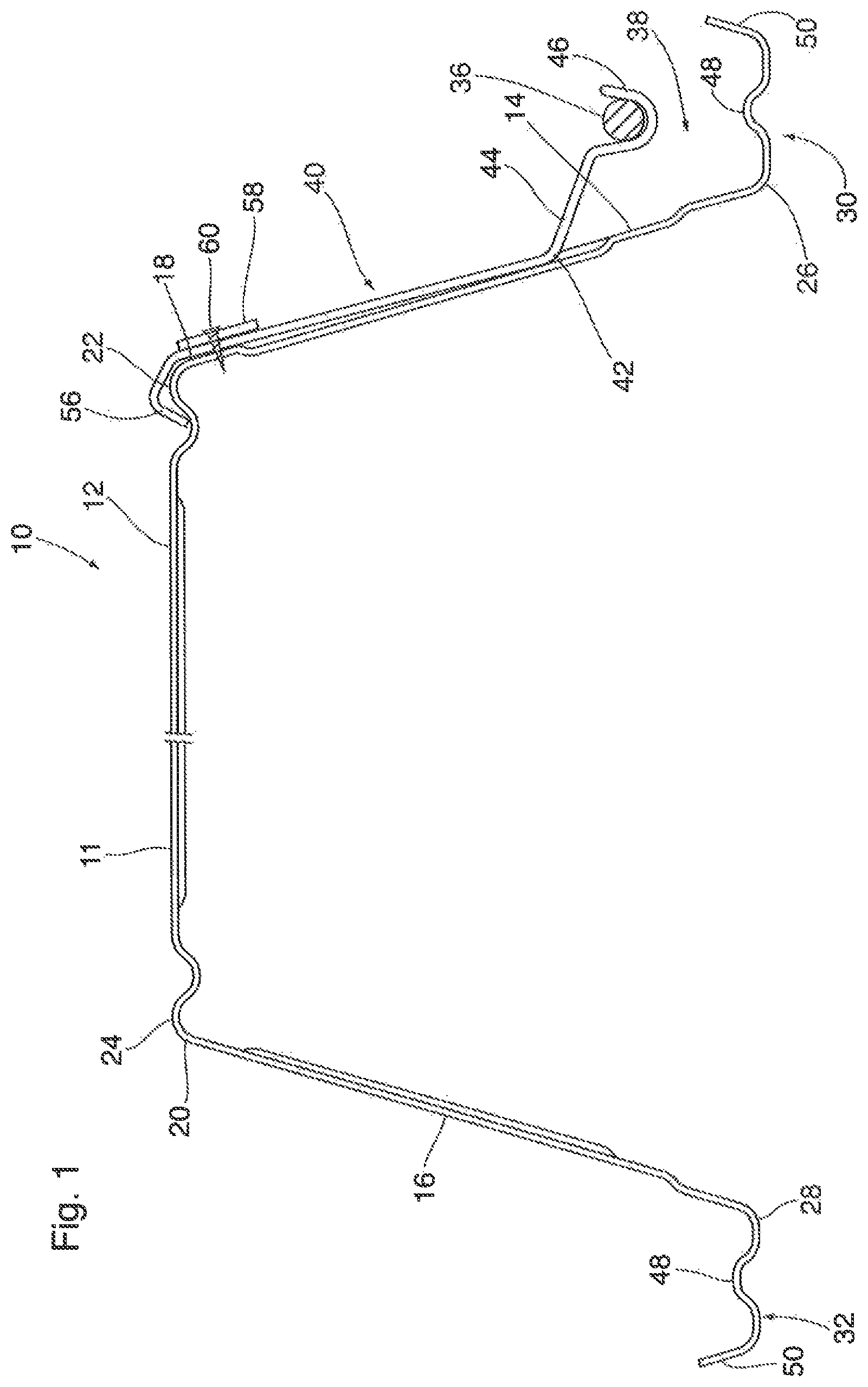 Patent US12338640 Figure 1 – Floor panel system