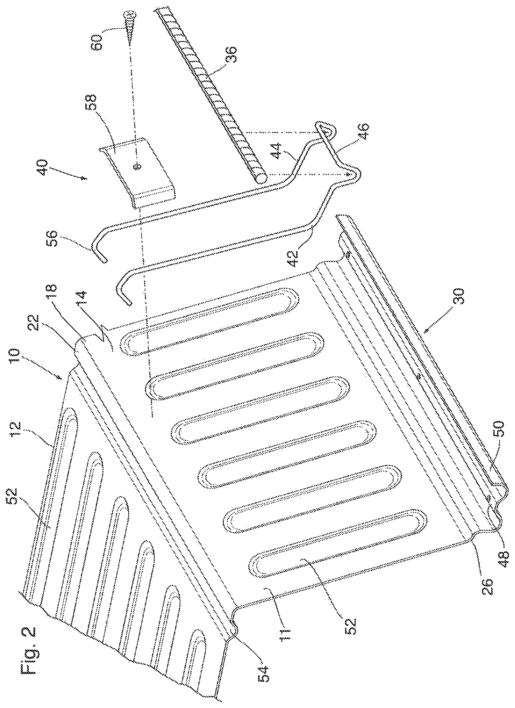 Patent US12338640 Figure 2 – Floor panel system
