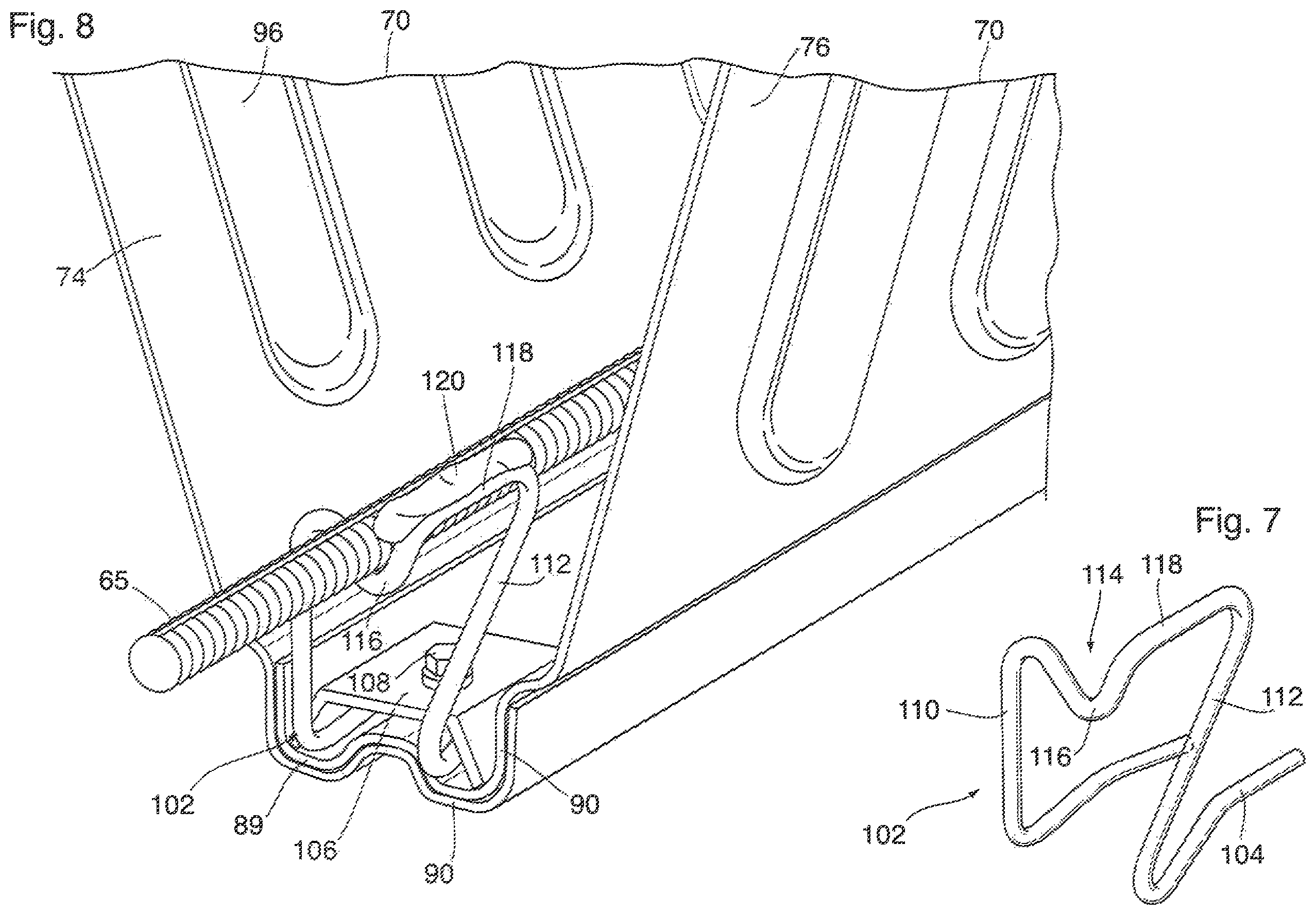 Patent US12338640 Figure 7 – Floor panel system