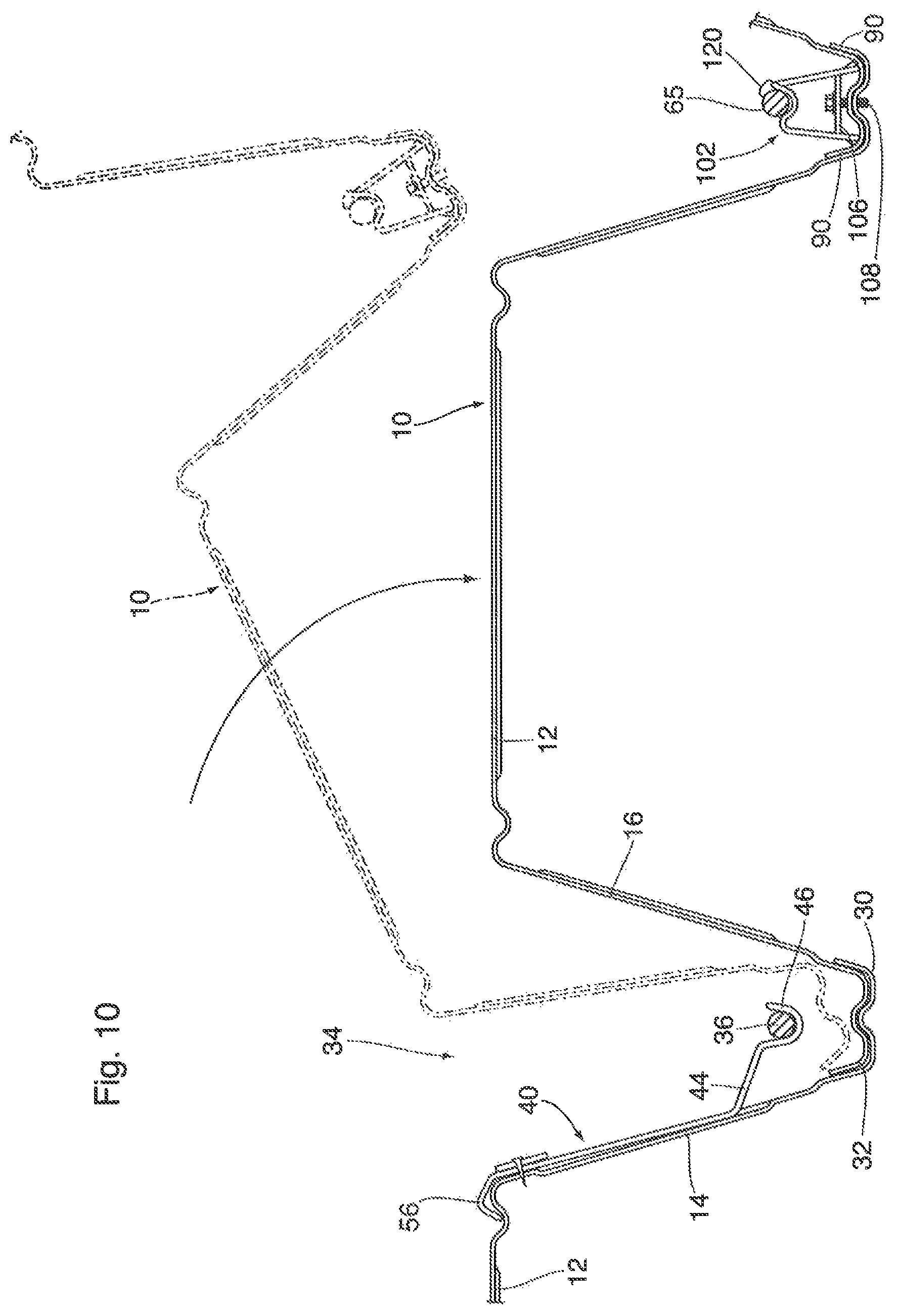Patent US12338640 Figure 9 – Floor panel system