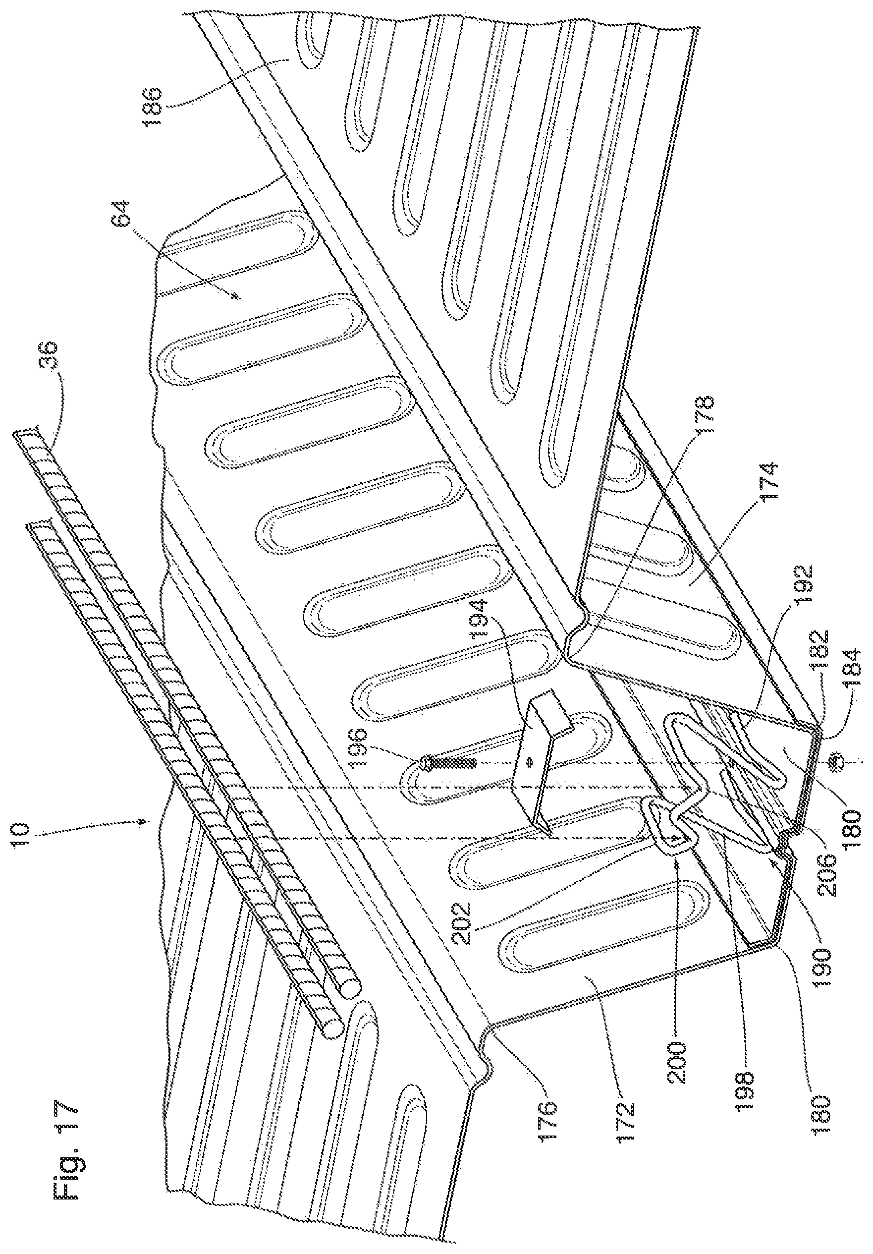 Patent US12338640 Figure 16 – Floor panel system