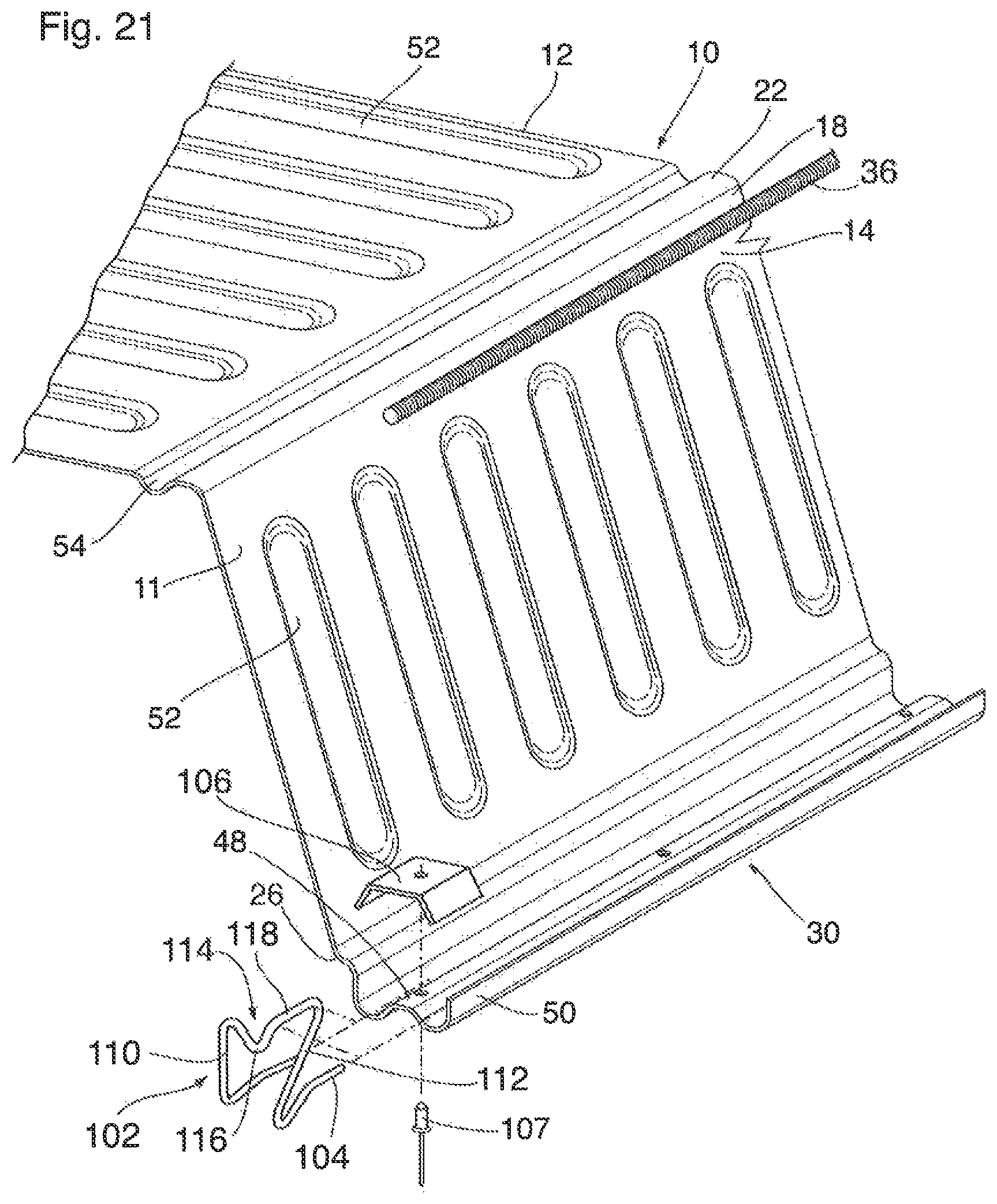 Patent US12338640 Figure 19 – Floor panel system