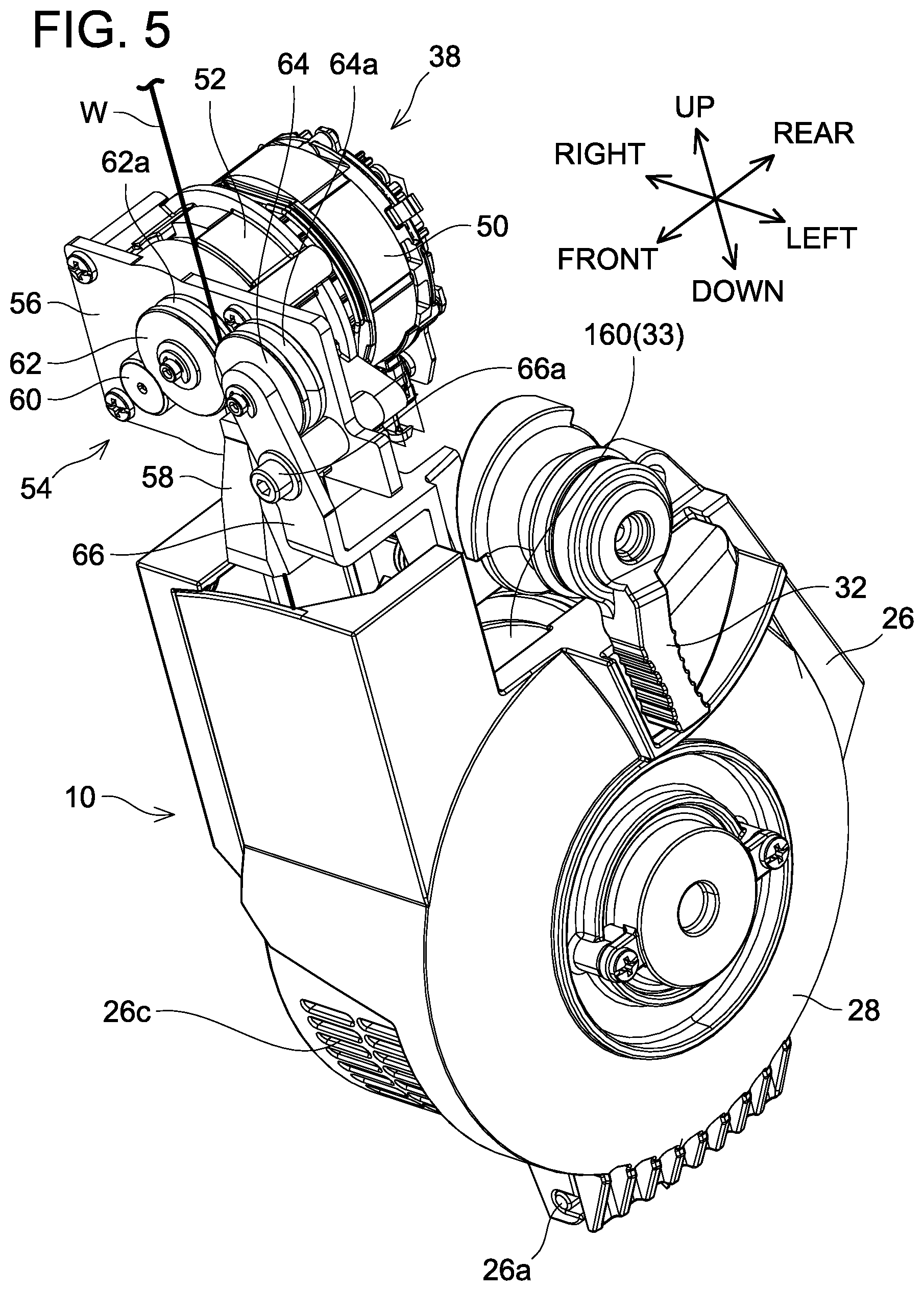 Patent US12338641 Figure 5 – Rebar tying tool