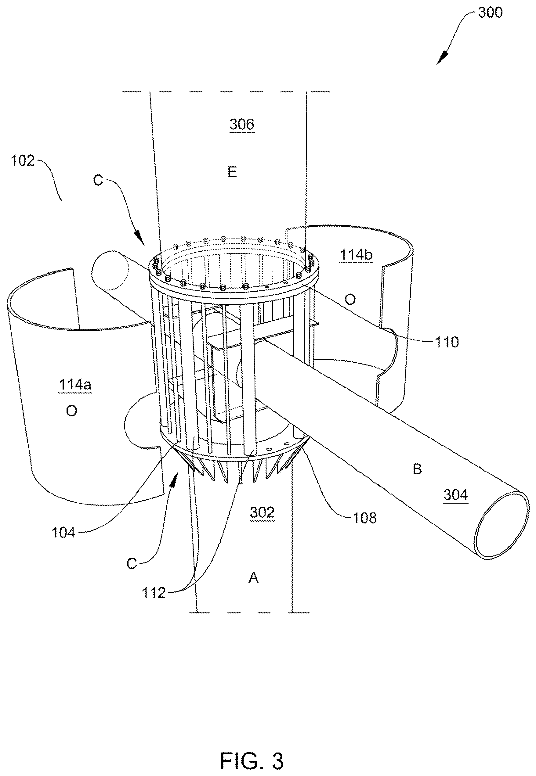 Patent US12338644 Figure 3 – Apparatus for mounting cellular tower on billboards