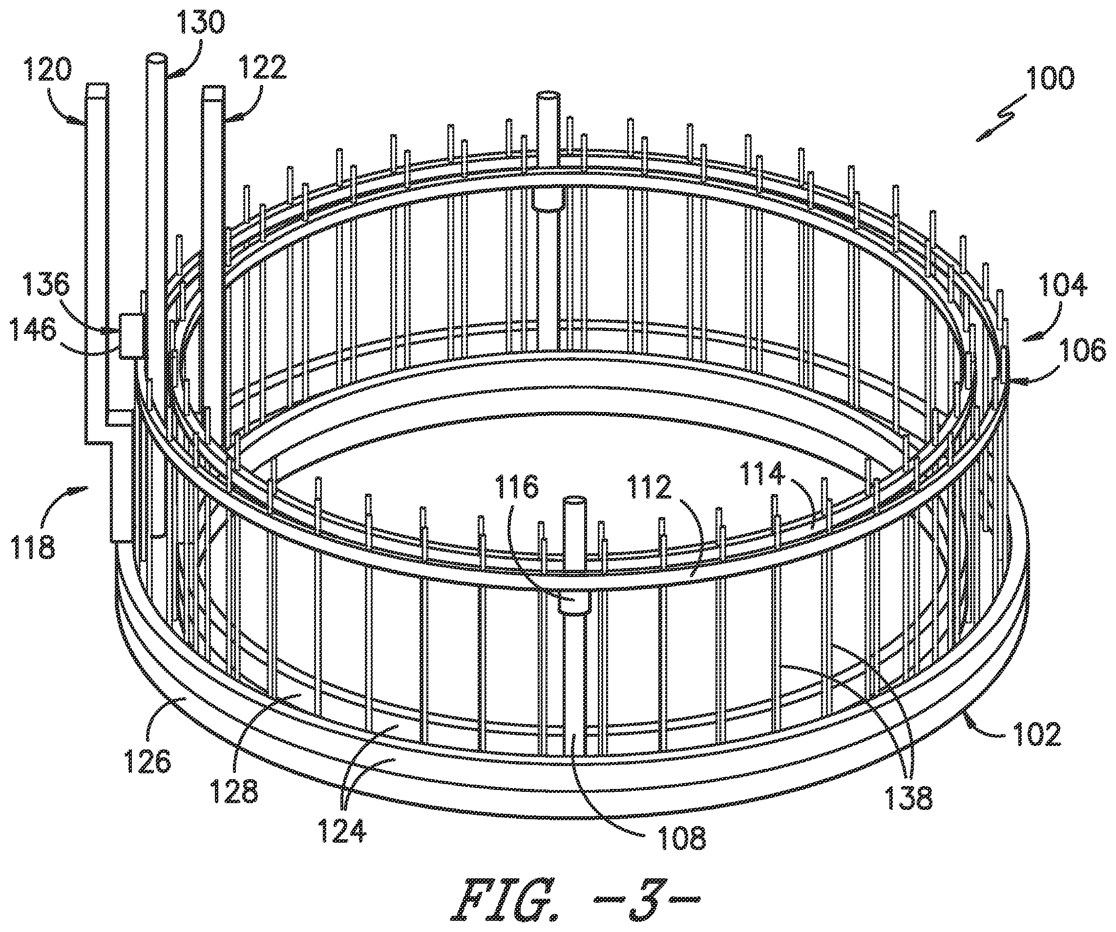 Patent US12338646 Figure 3 – Method for manufacturing wind turbine tower structure with embedded reinforcement elements