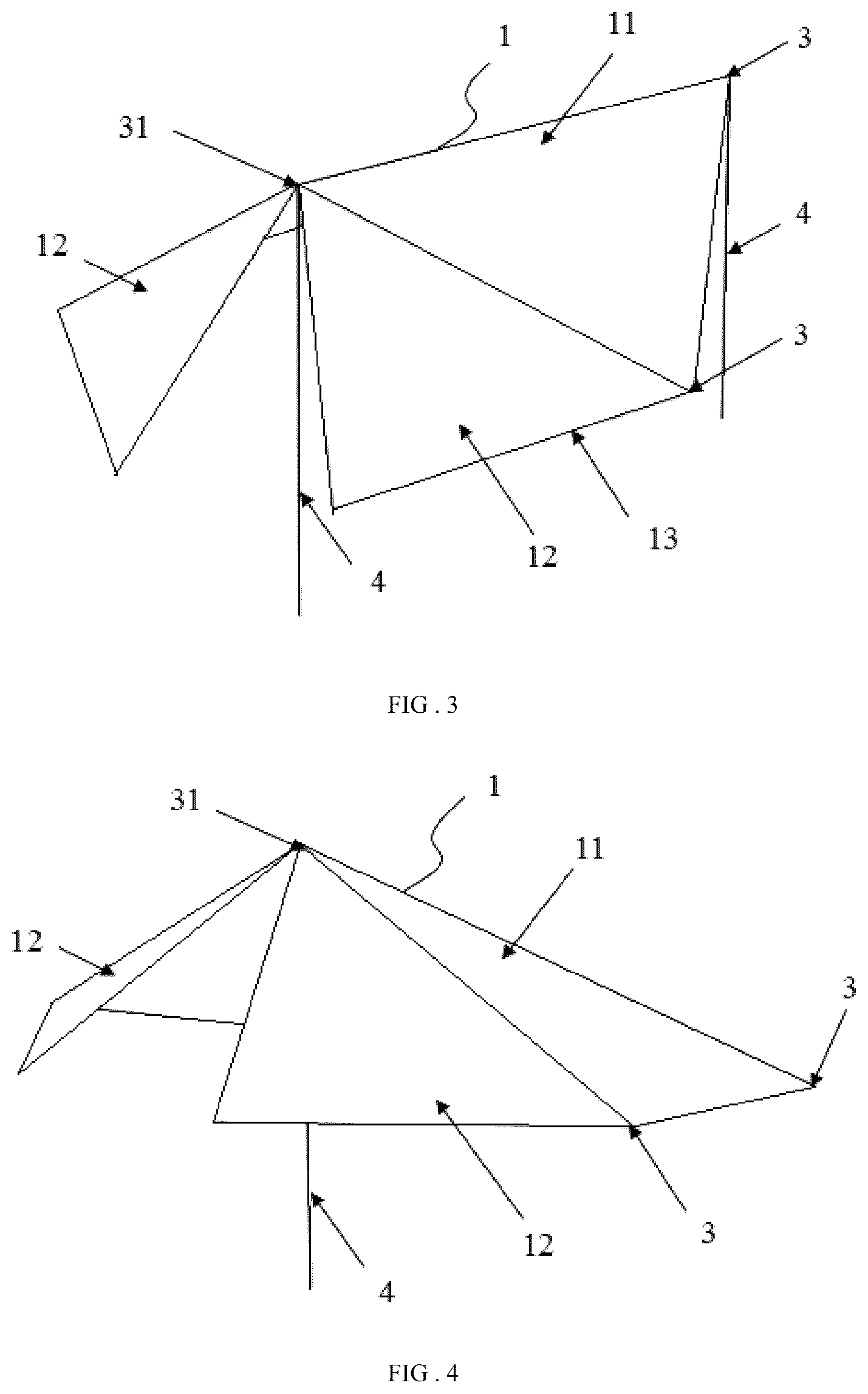 Patent US12338647 Figure 2 – Multi-functional curtain, camping tarp and tent
