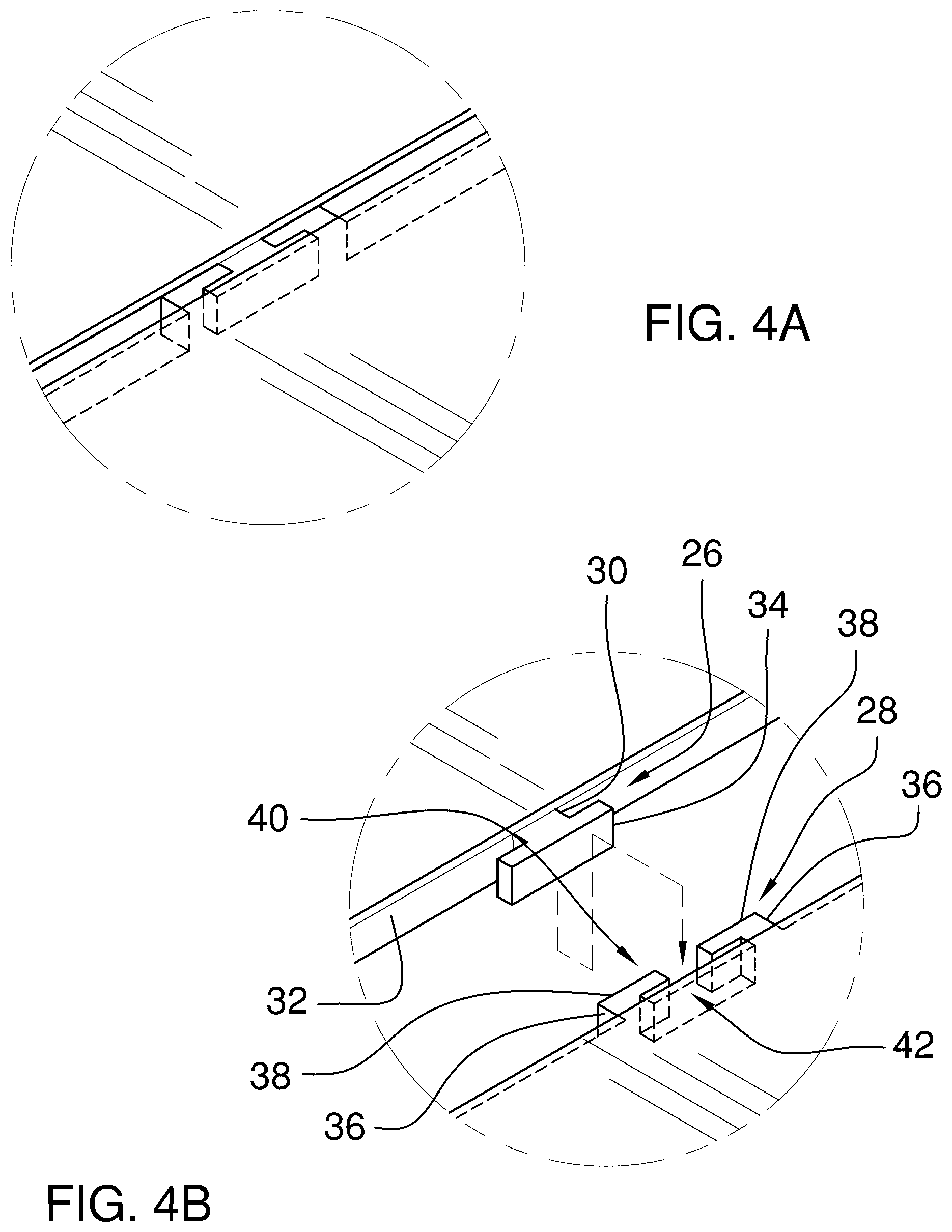 Patent US12338648 Figure 4 – Modular tent floor assembly