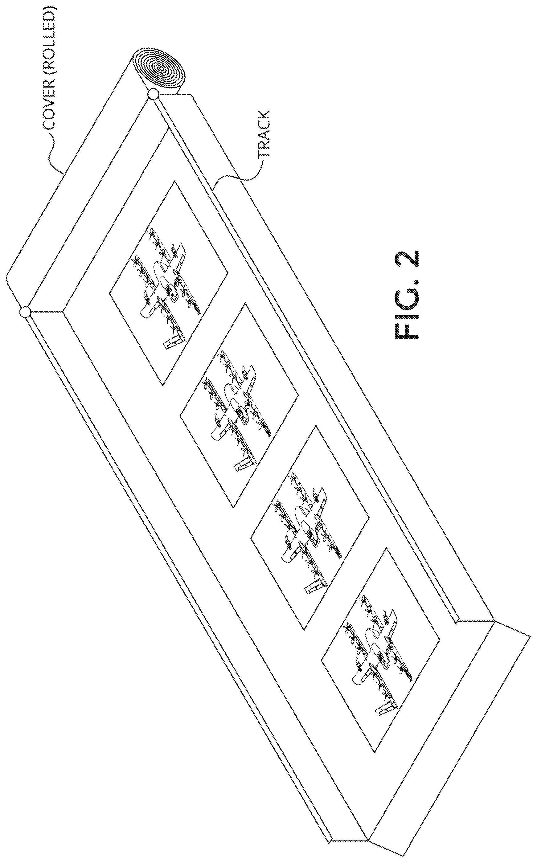 Patent US12338650 Figure 2 – Modular housing structure for unmanned aerial vehicles having a repeating structure and ingress point