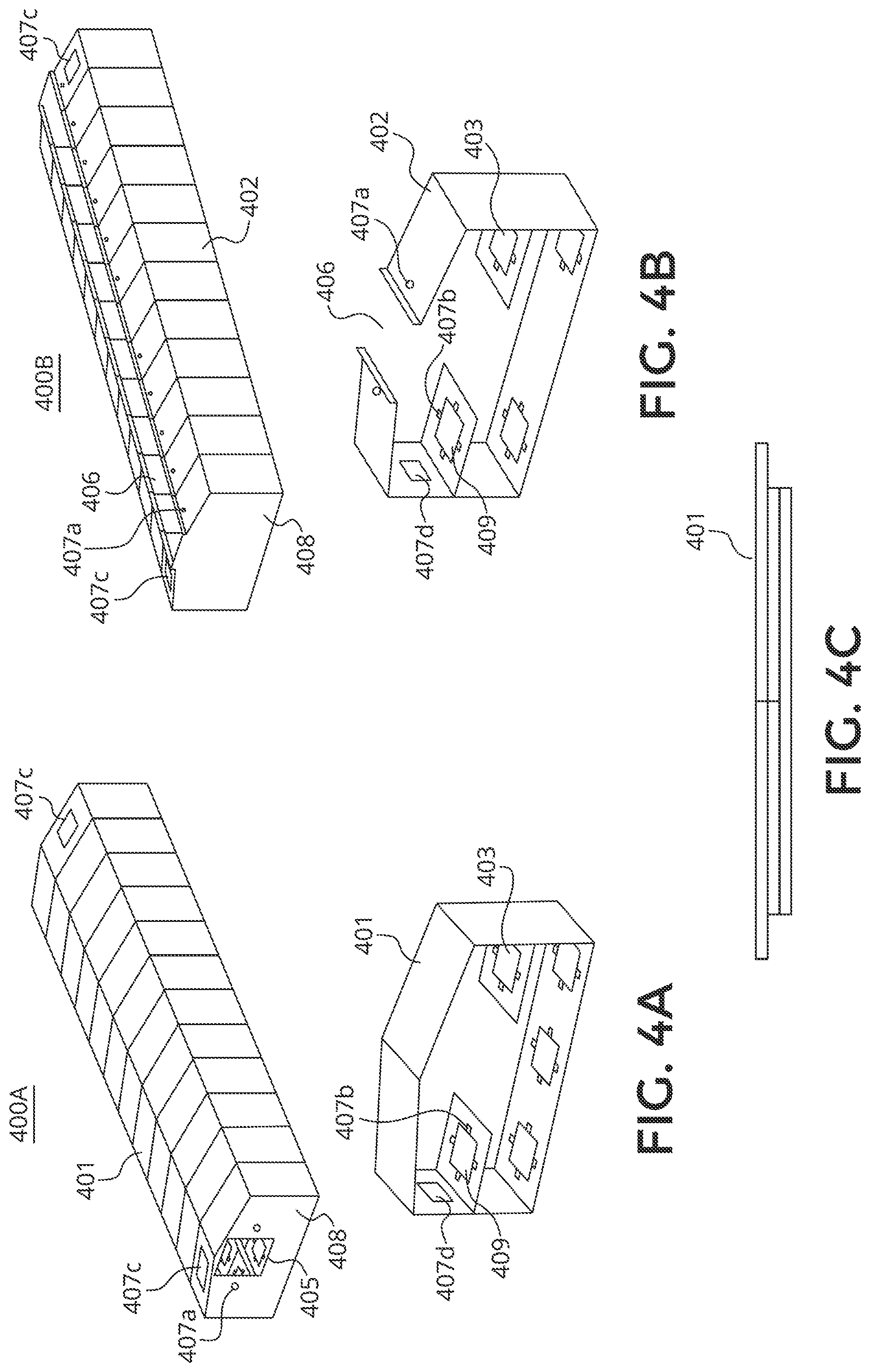 Patent US12338650 Figure 4 – Modular housing structure for unmanned aerial vehicles having a repeating structure and ingress point