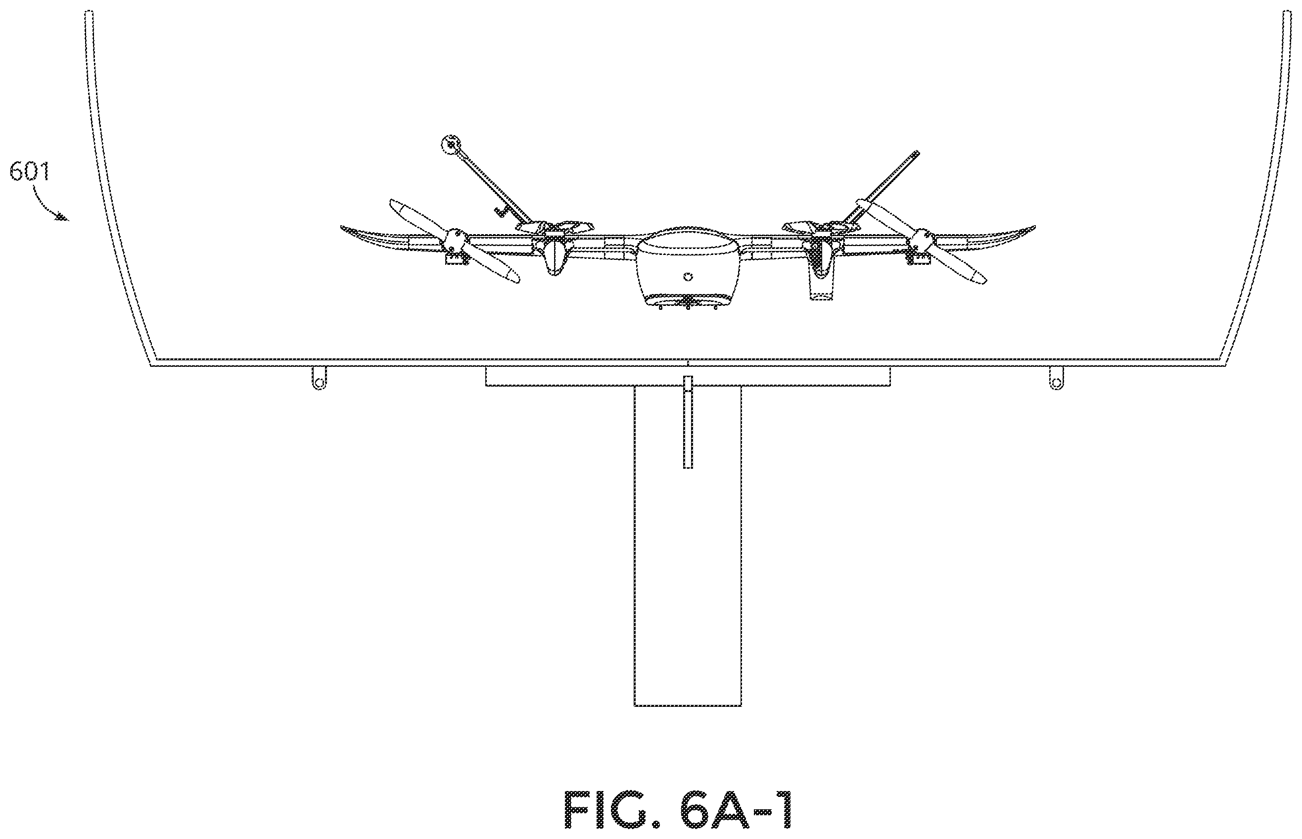 Patent US12338650 Figure 6 – Modular housing structure for unmanned aerial vehicles having a repeating structure and ingress point