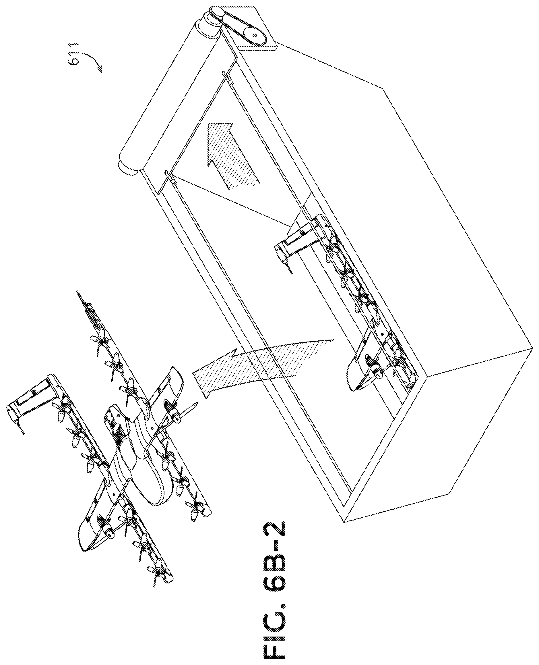 Patent US12338650 Figure 11 – Modular housing structure for unmanned aerial vehicles having a repeating structure and ingress point
