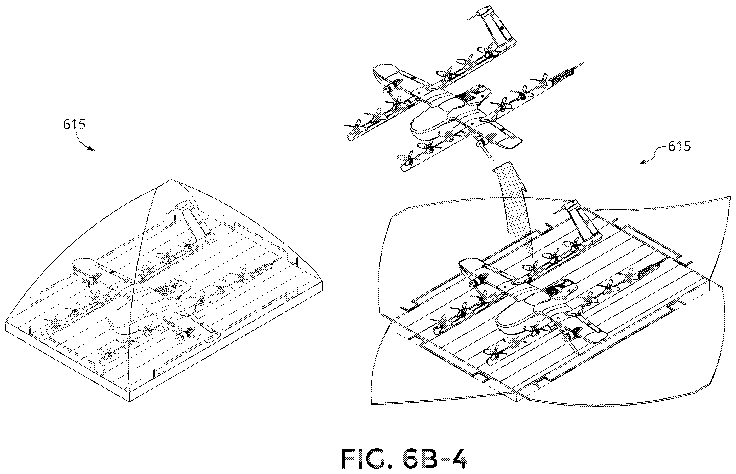 Patent US12338650 Figure 13 – Modular housing structure for unmanned aerial vehicles having a repeating structure and ingress point