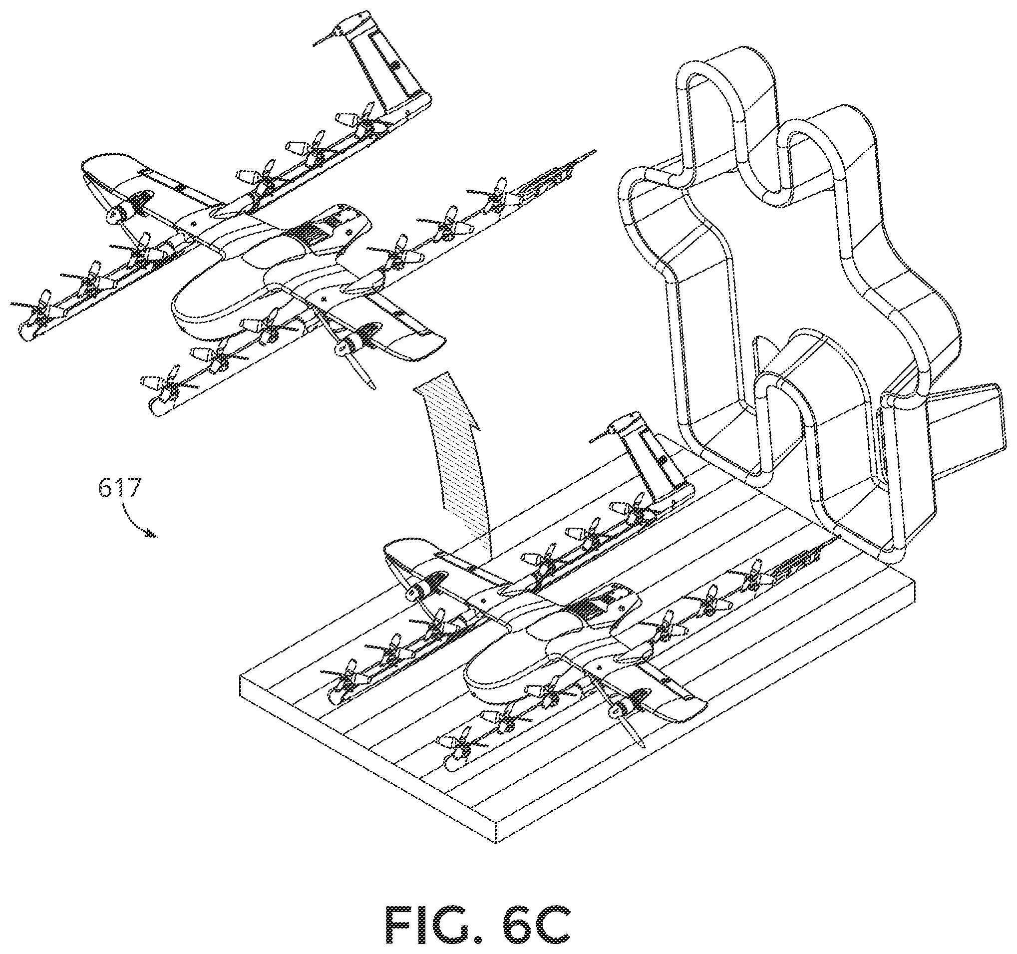 Patent US12338650 Figure 14 – Modular housing structure for unmanned aerial vehicles having a repeating structure and ingress point