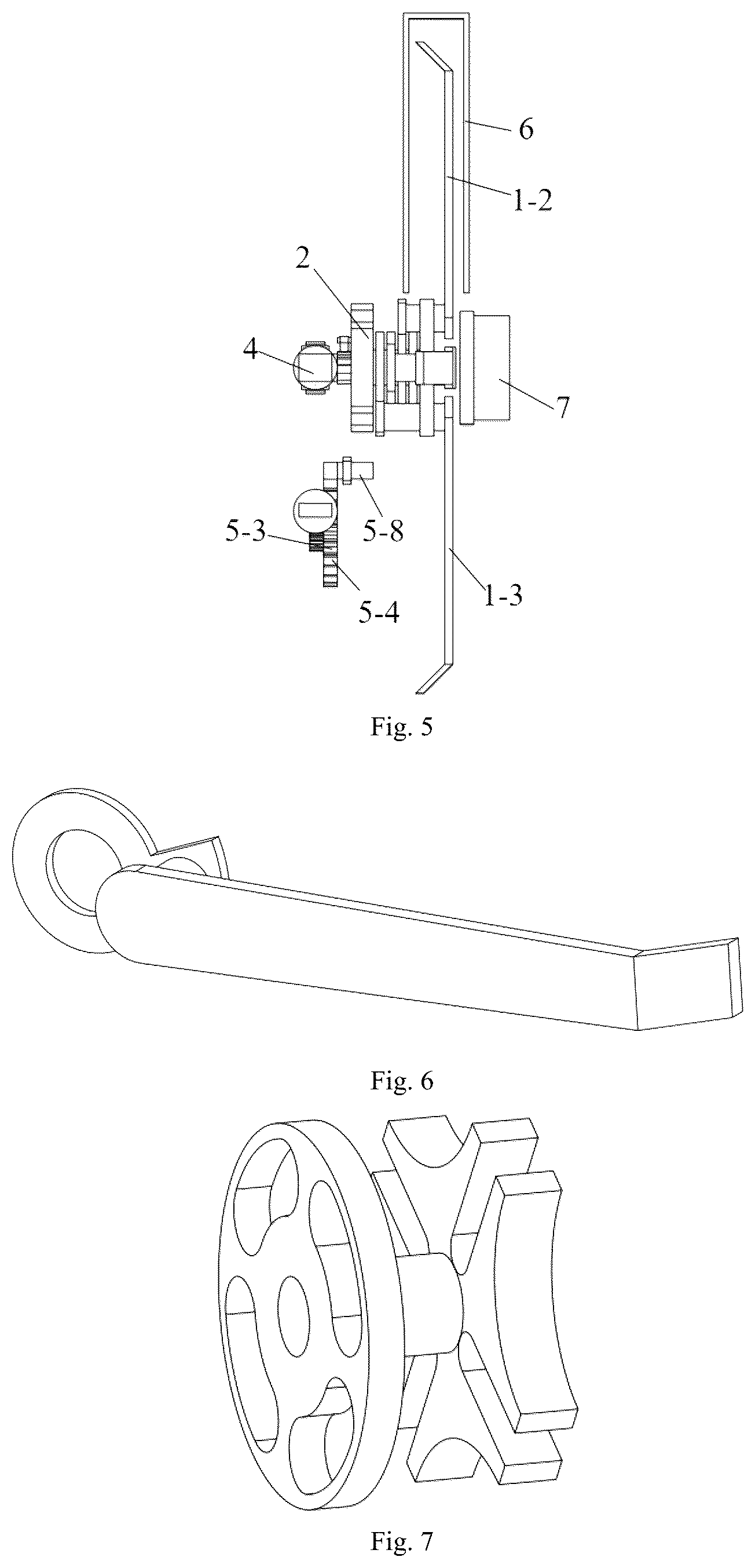 Patent US12338651 Figure 3 – Disinfection device of door handle being rotational and transpositional