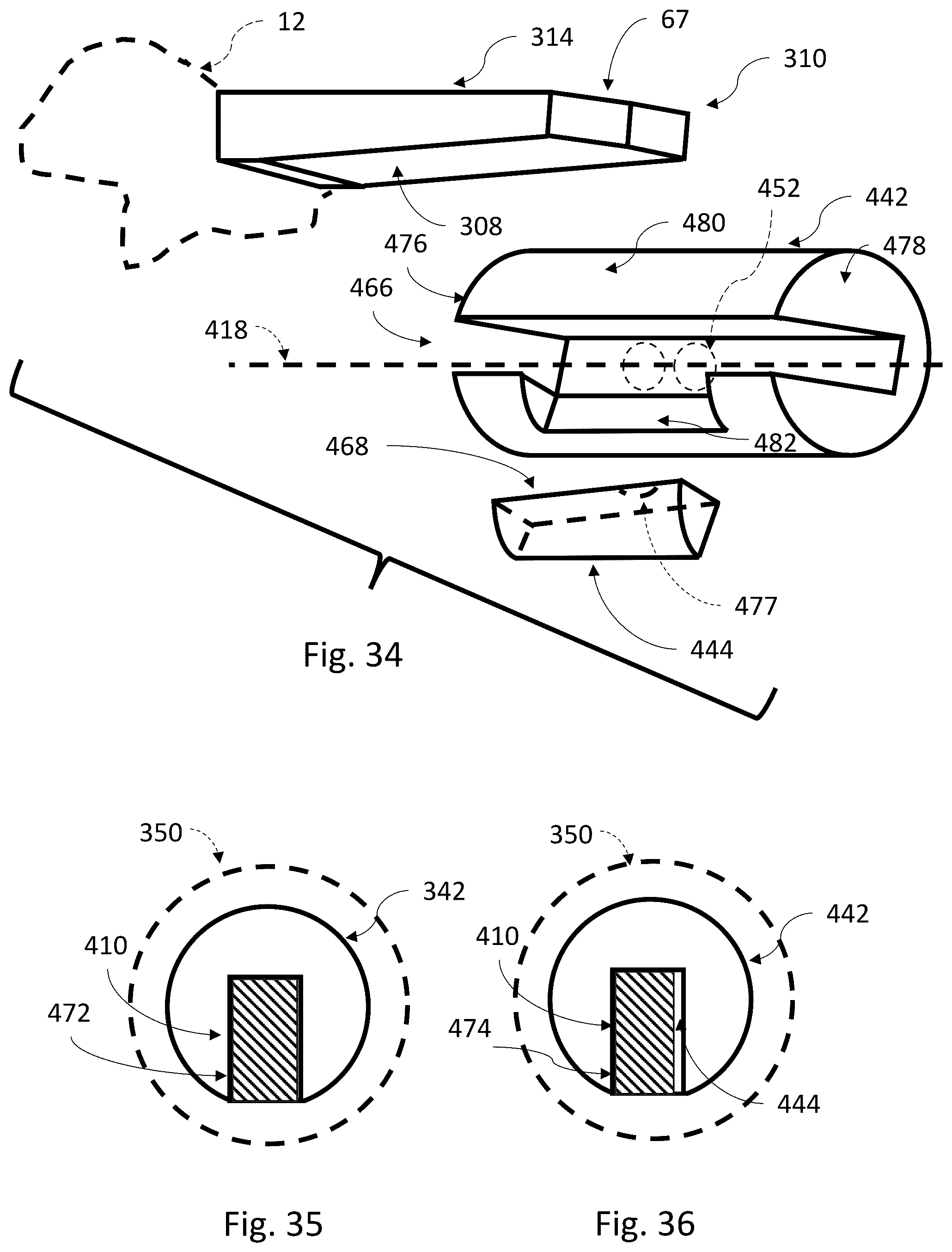 Patent US12338653 Figure 10 – Lock cores and keys