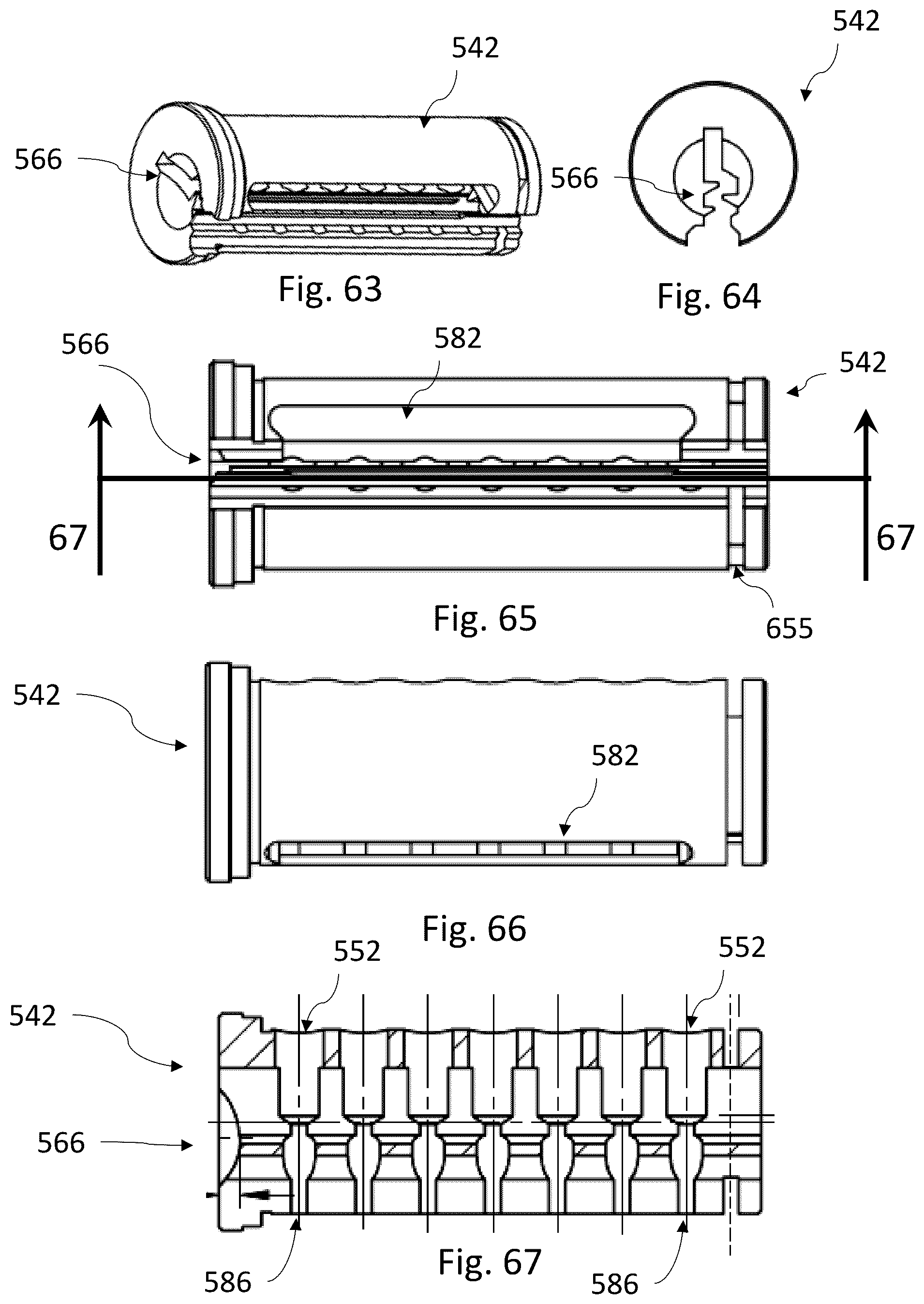 Patent US12338653 Figure 19 – Lock cores and keys