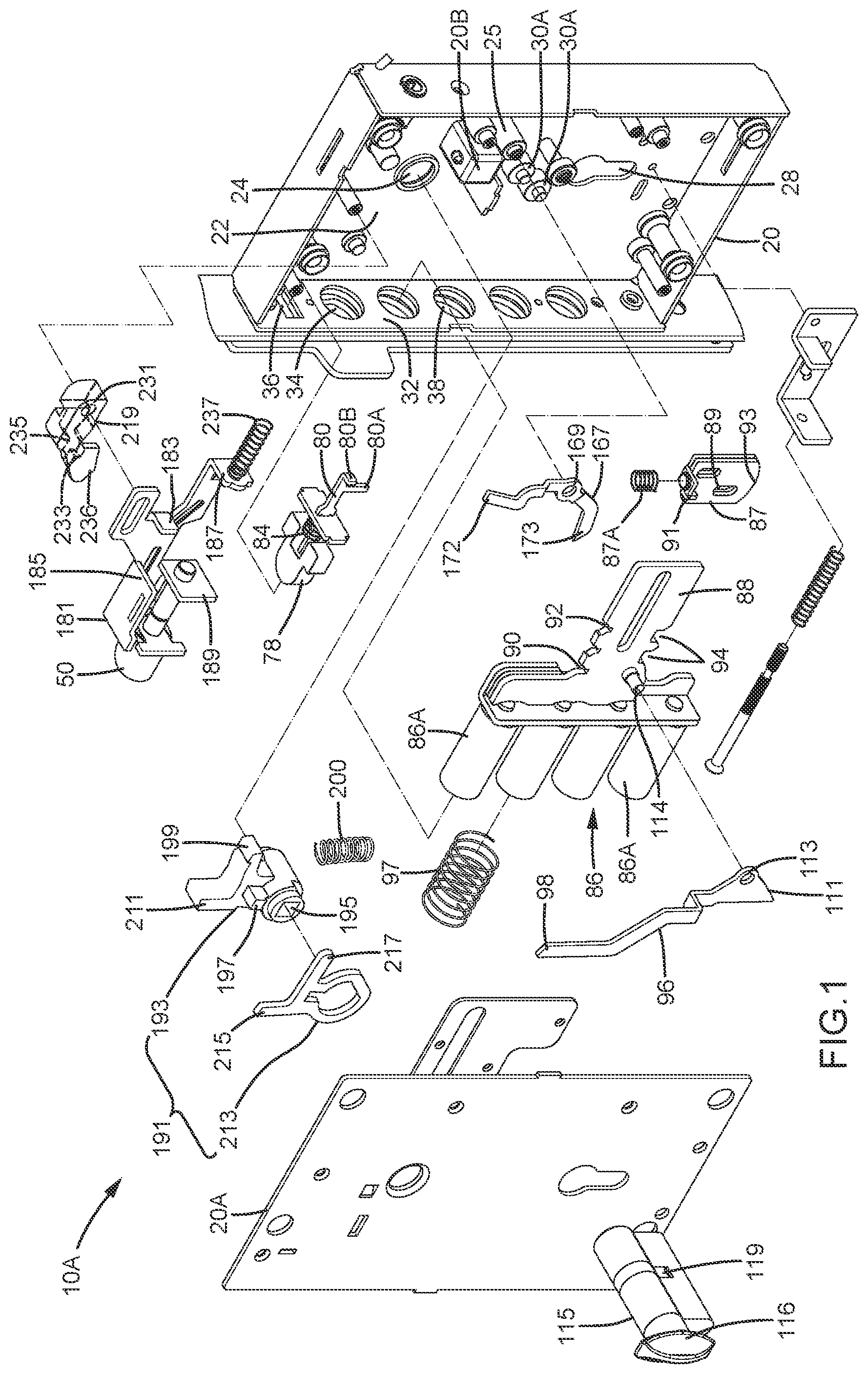 Patent US12338656 Figure 1 – Heavy duty lock case