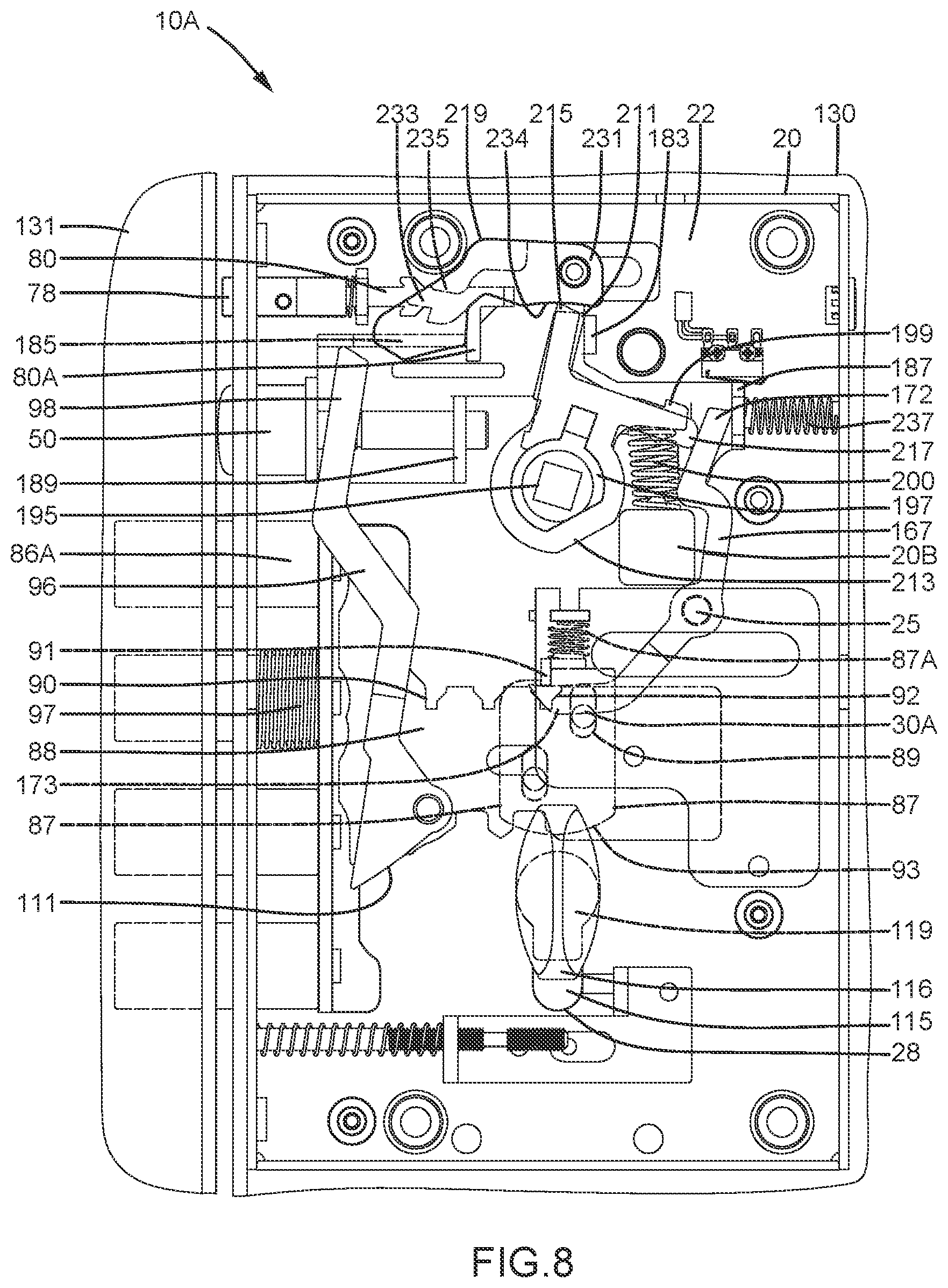 Patent US12338656 Figure 8 – Heavy duty lock case