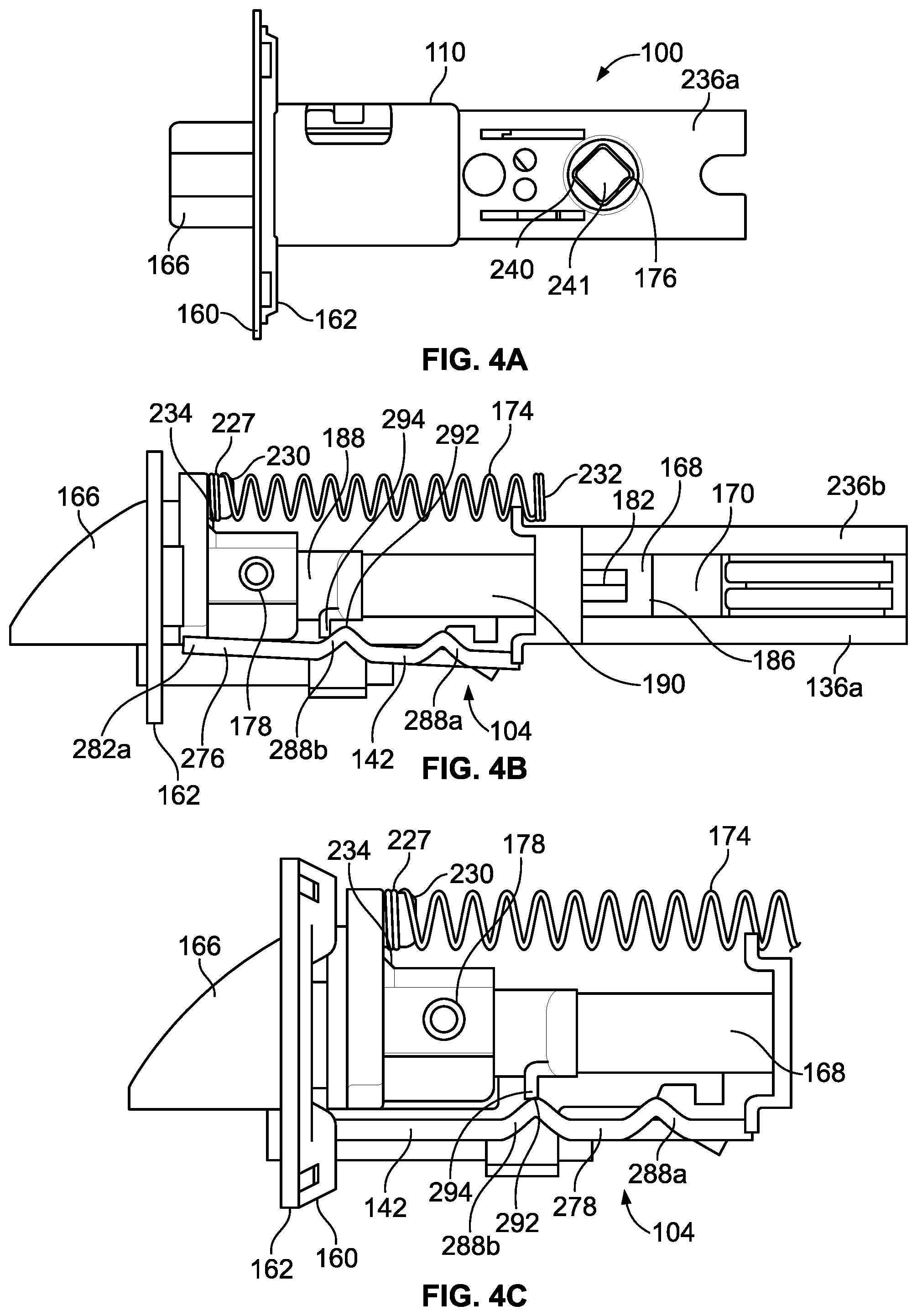 Patent US12338657 Figure 8 – Door latch