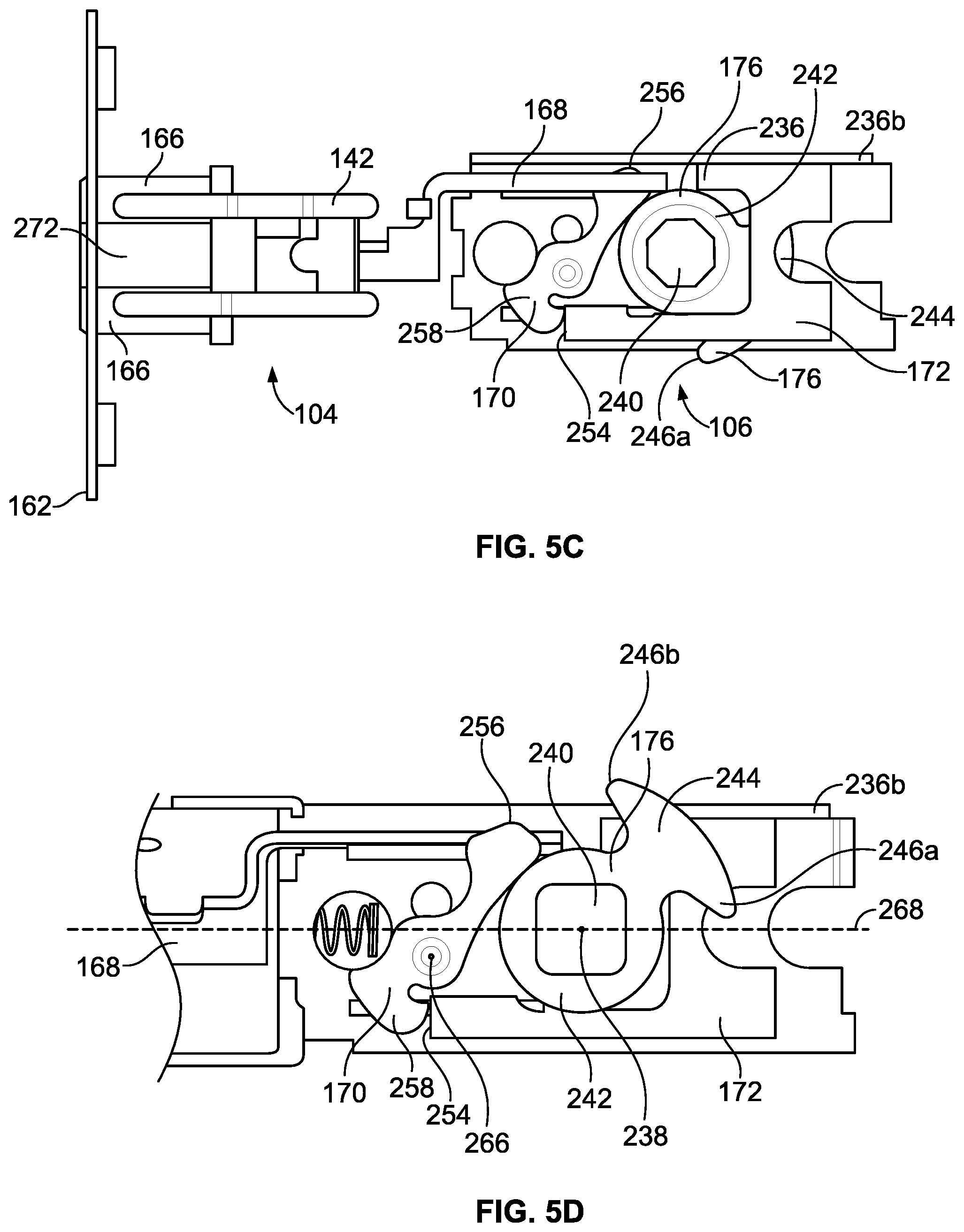 Patent US12338657 Figure 10 – Door latch