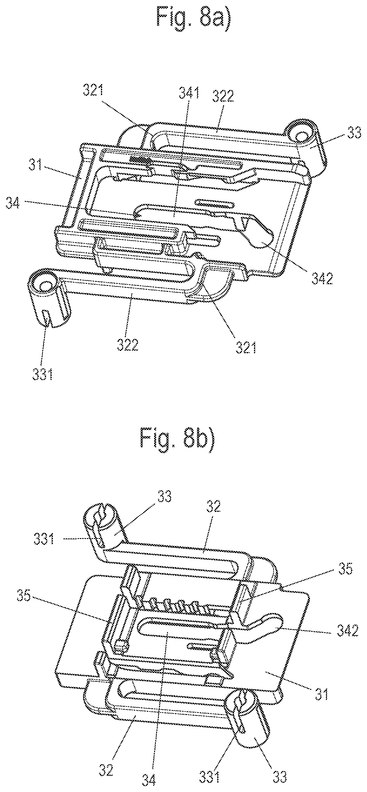 Patent US12338658 Figure 9 – Coupling element, locking system and furniture