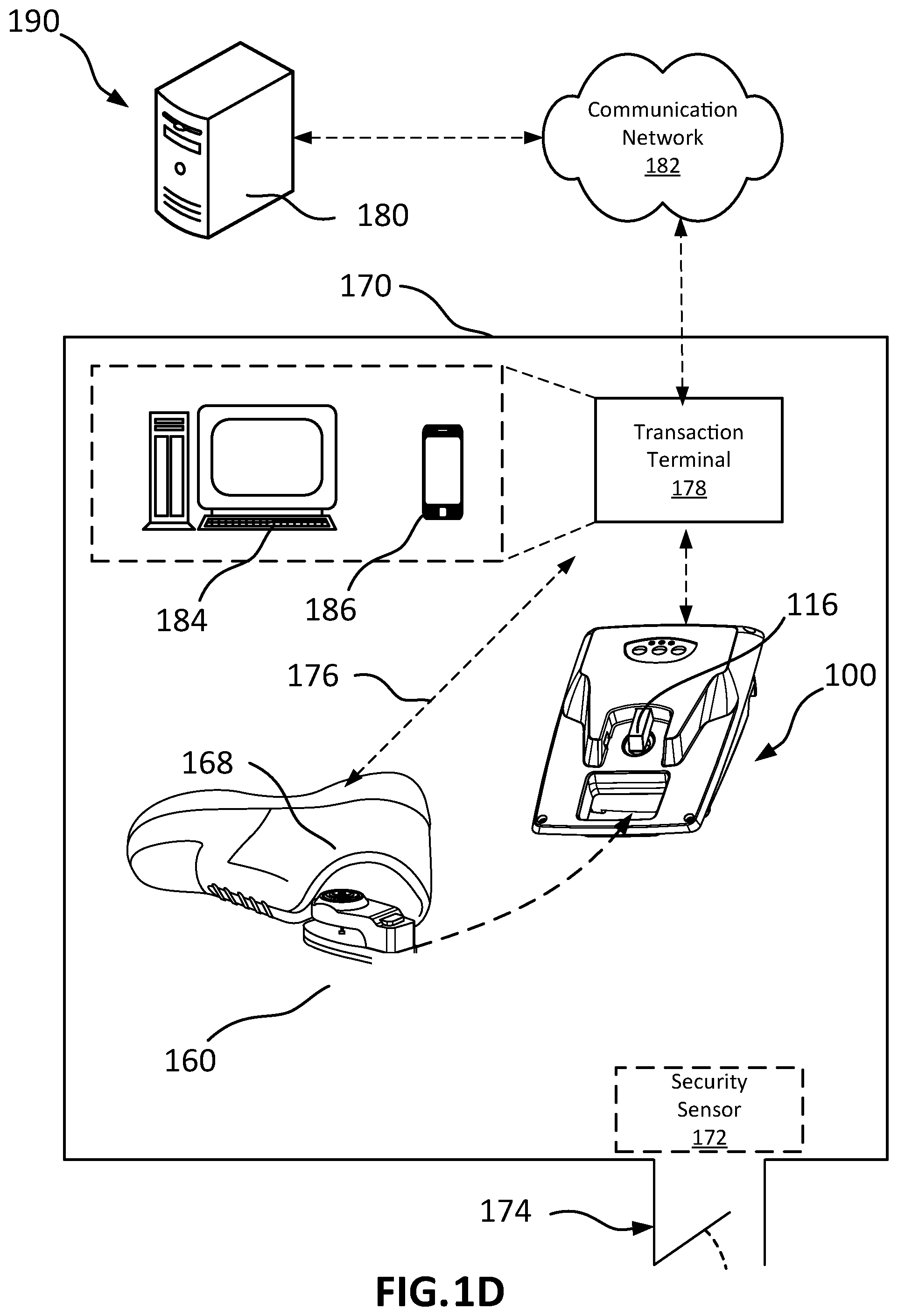 Patent US12338661 Figure 4 – Detaching a security tag from an article with a magnetic detacher having a movable blocker