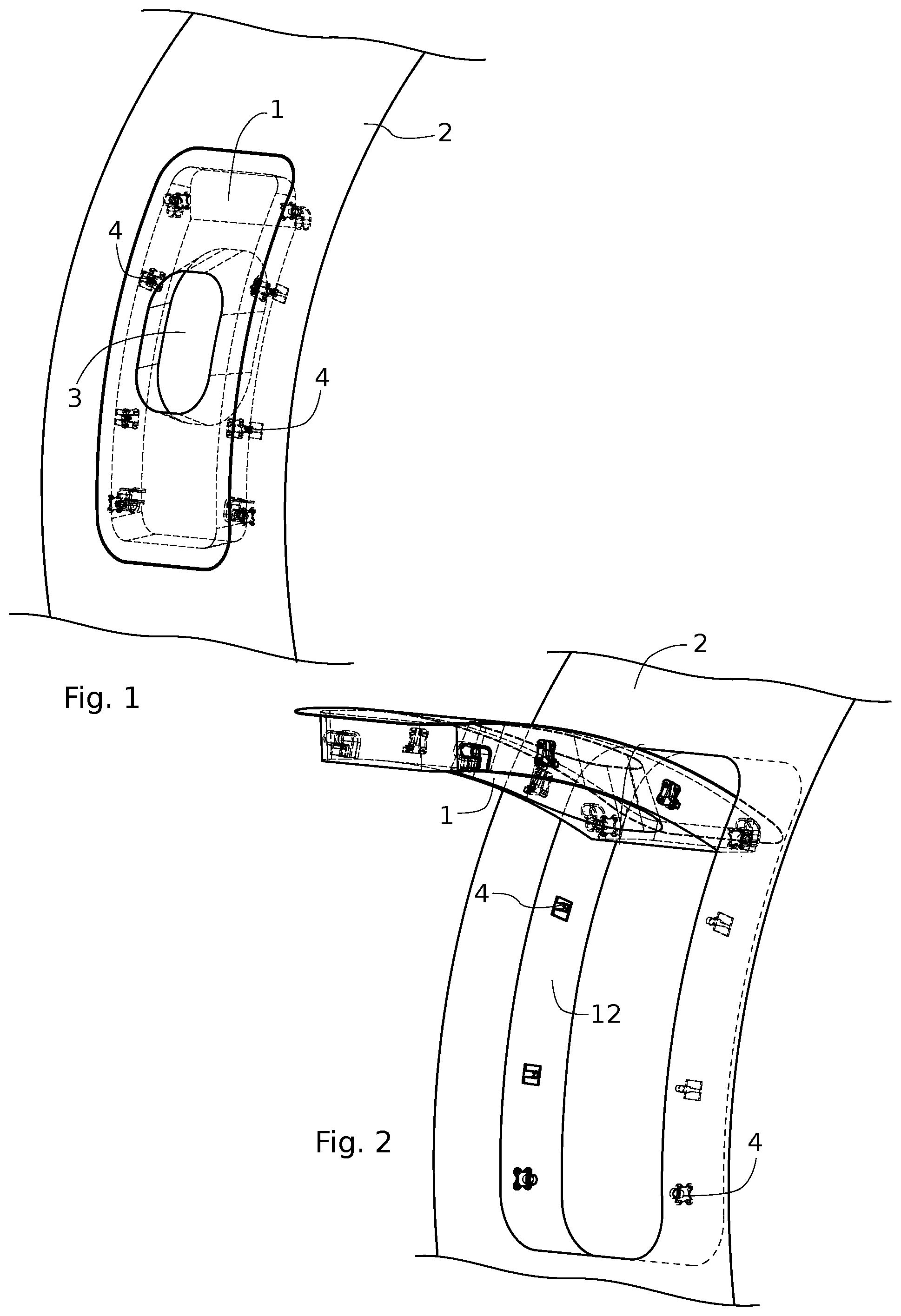 Patent US12338667 Figure 1 – Bistable mechanism for an aircraft door