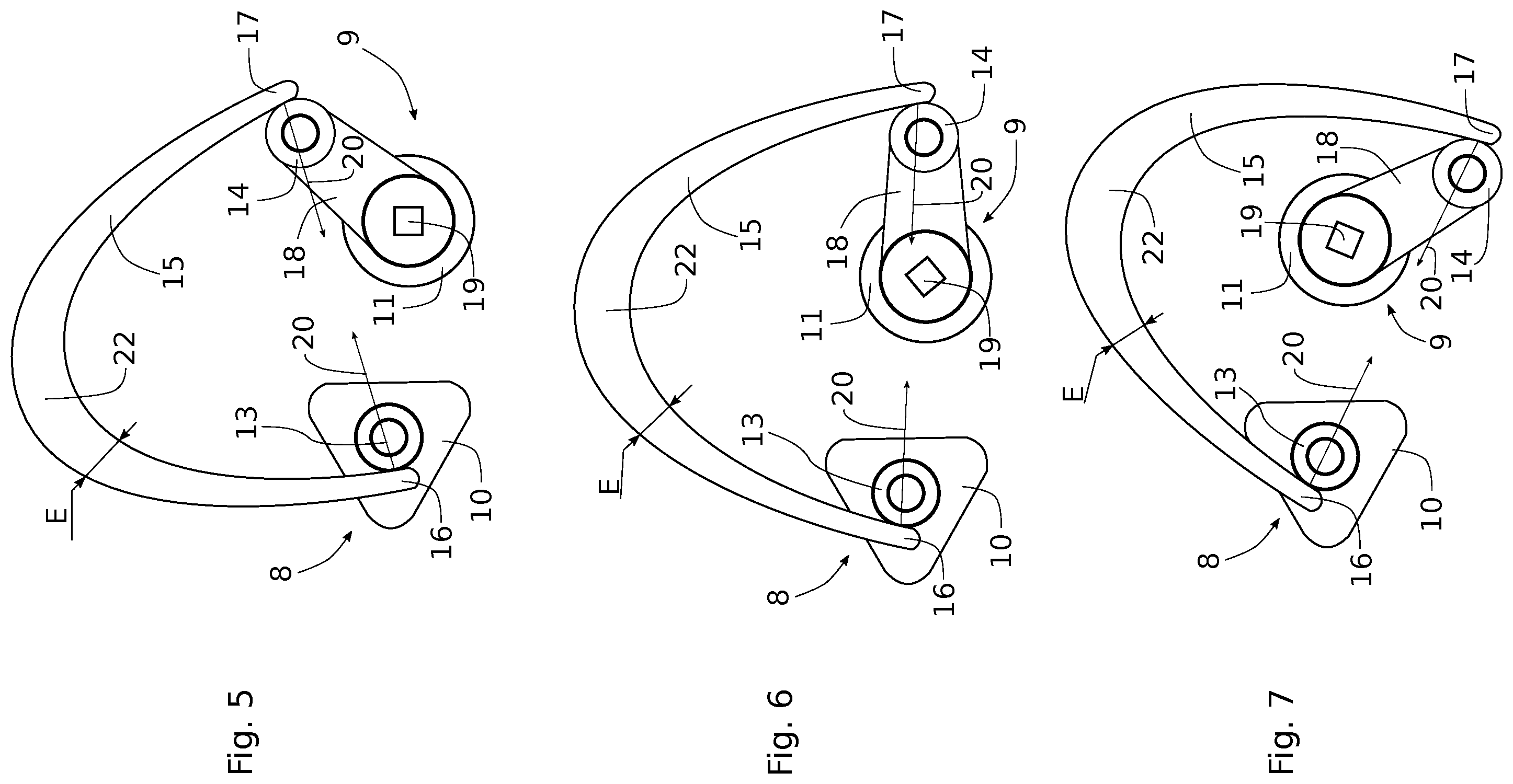 Patent US12338667 Figure 4 – Bistable mechanism for an aircraft door