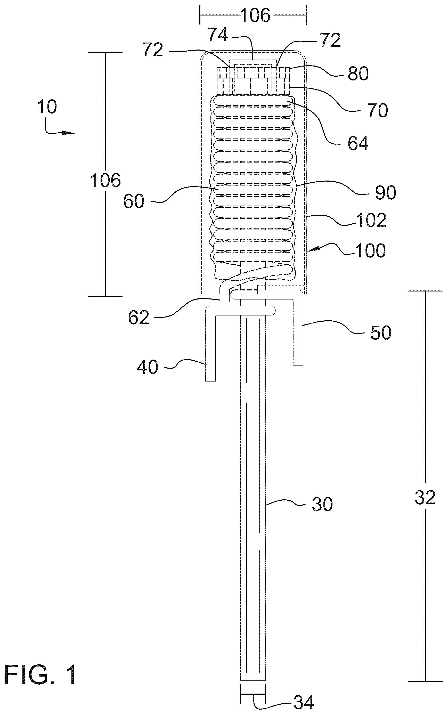 Patent US12338668 Figure 1 – Self-closing residential fire hinge apparatus