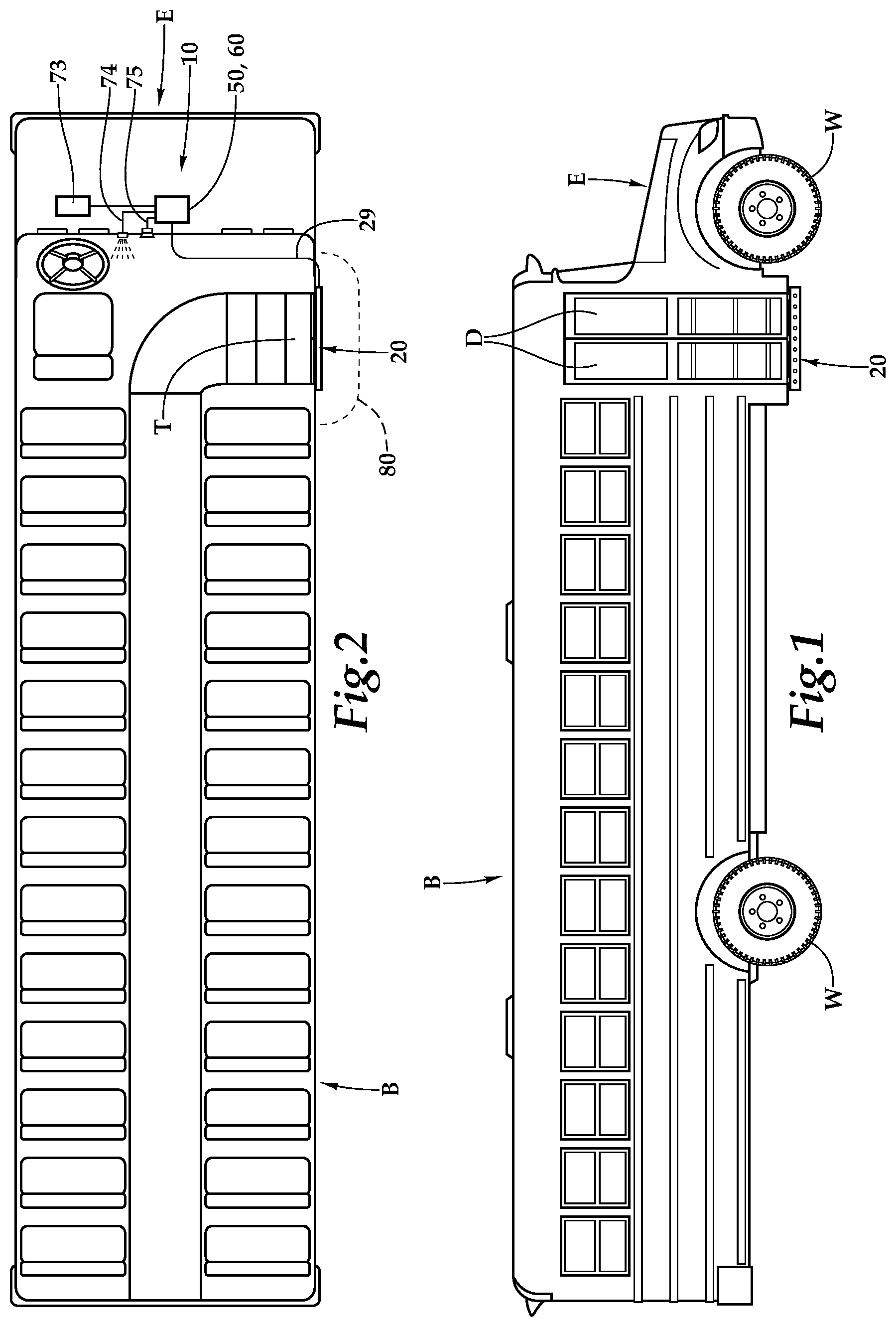 Patent US12338669 Figure 1 – Bus boarding protection system and method