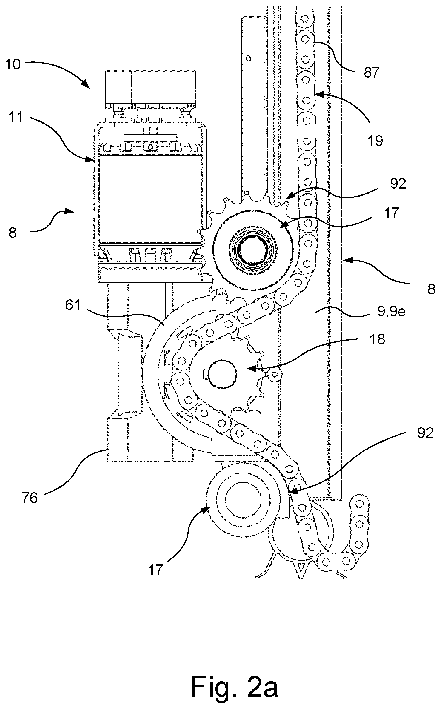 Patent US12338670 Figure 2 – Overhead door operator system