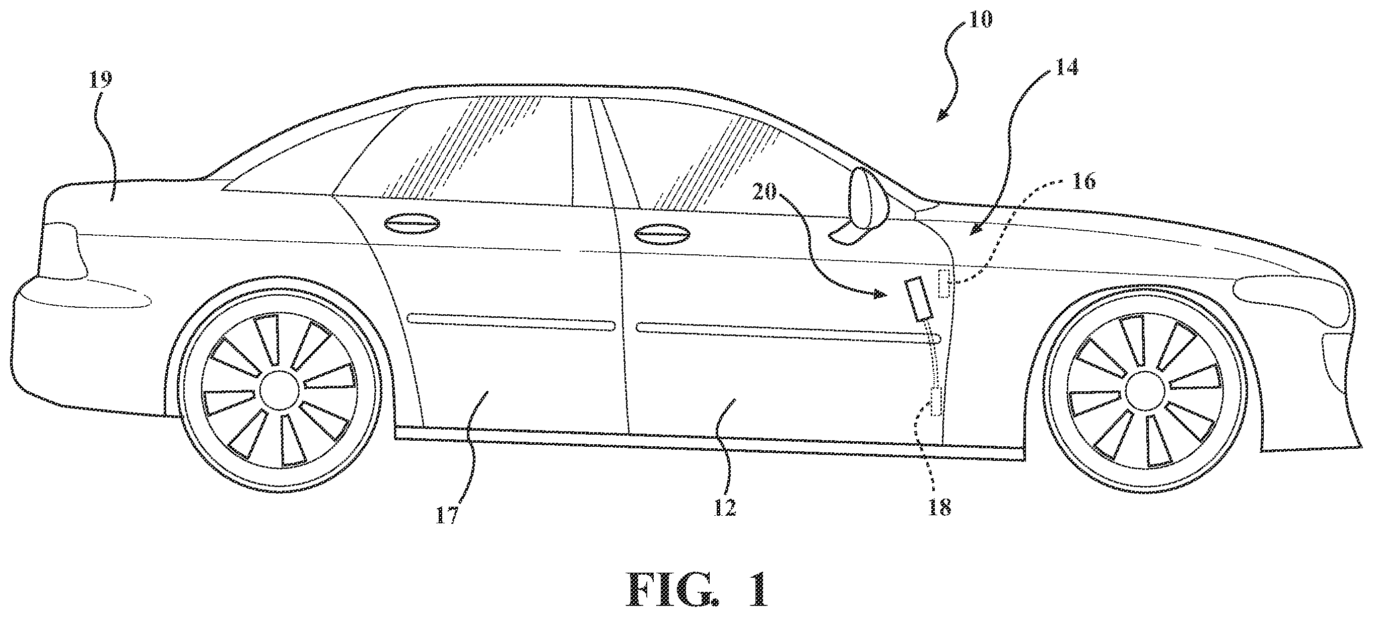 Patent US12338671 Figure 1 – Distributed control system for servo controlled powered door actuator