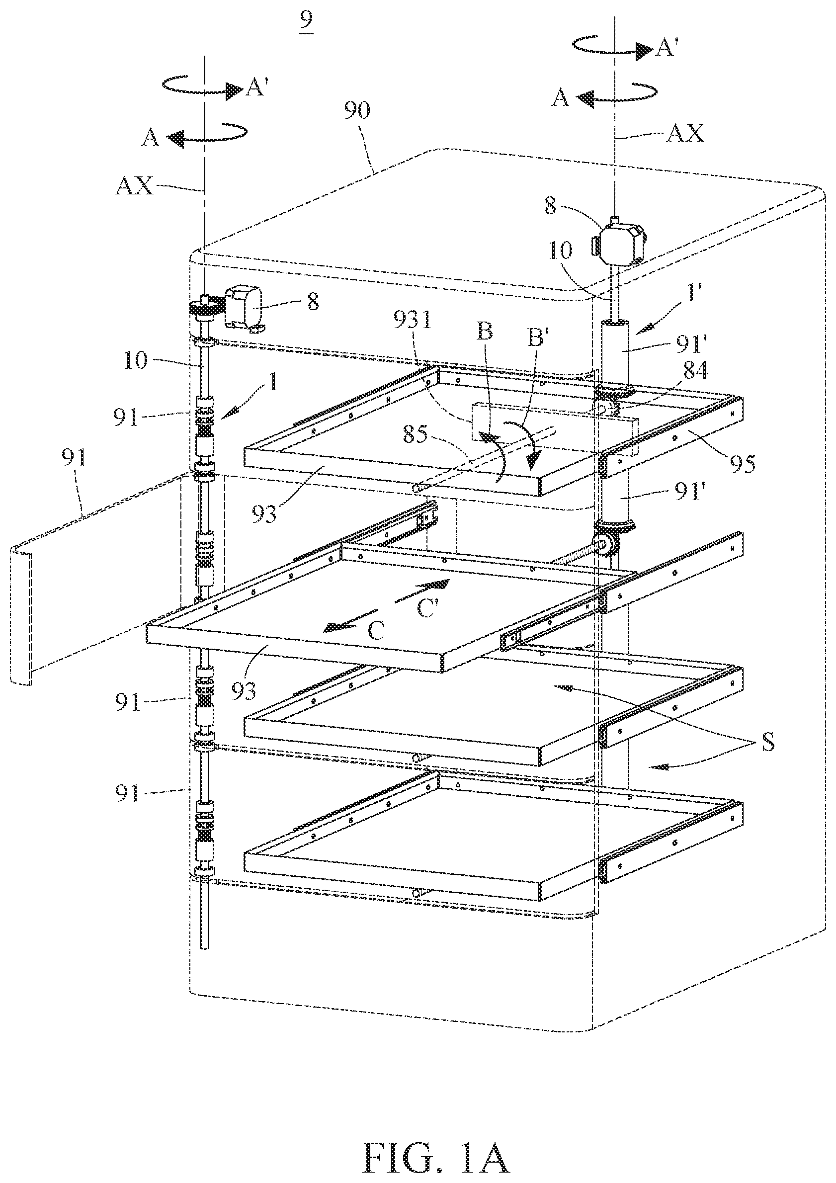 Patent US12338673 Figure 1 – Transmission mechanism and casing assembly including the same