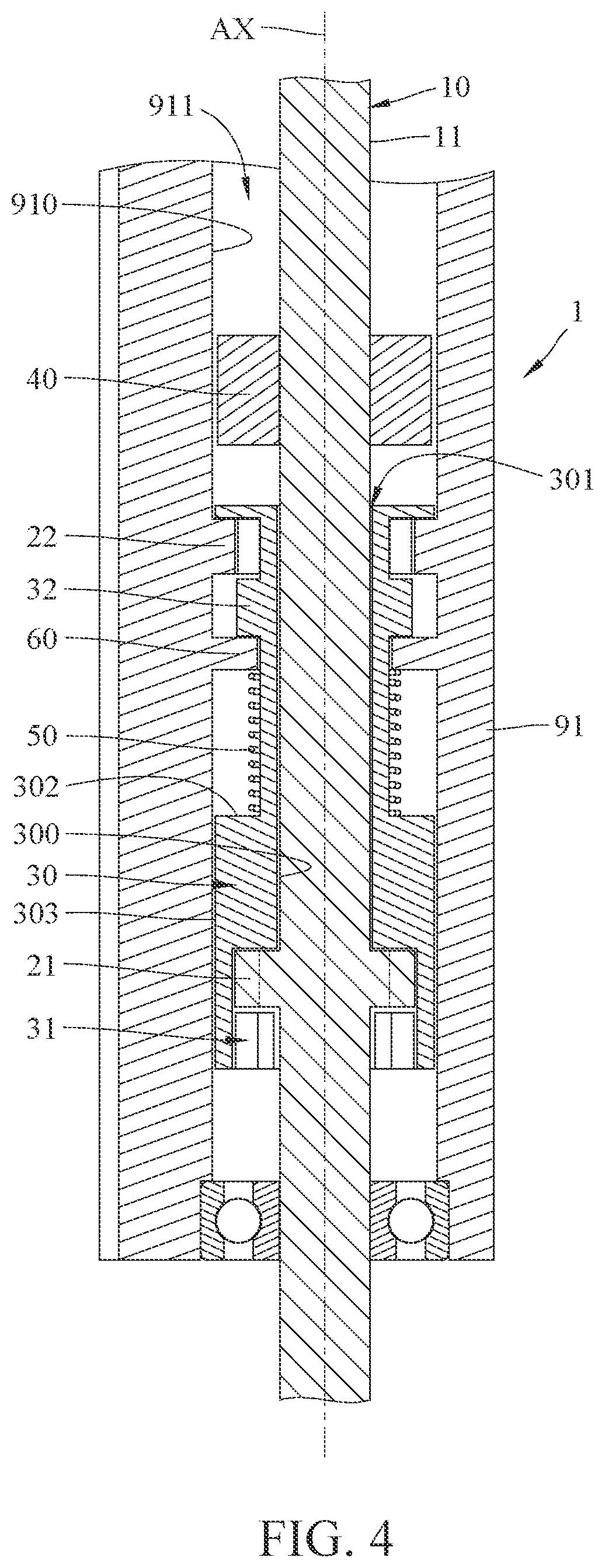 Patent US12338673 Figure 5 – Transmission mechanism and casing assembly including the same