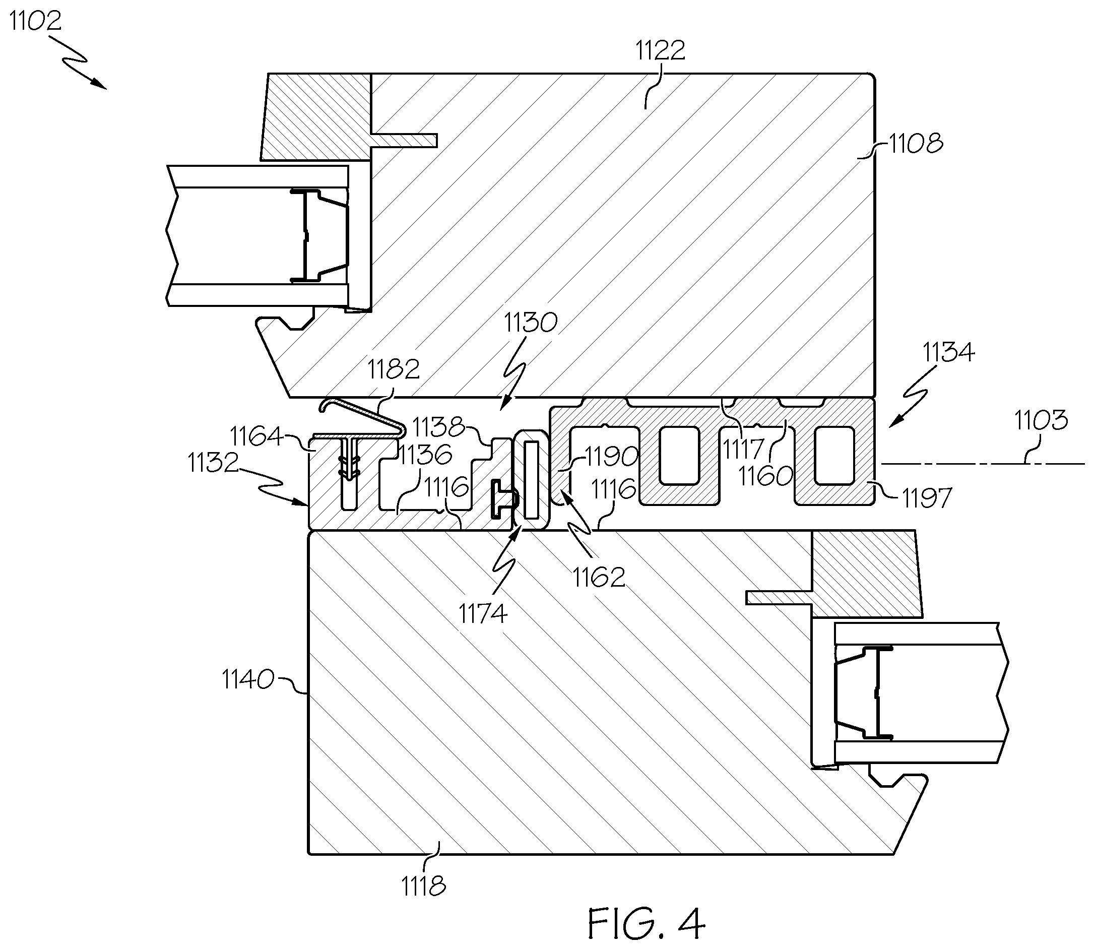 Patent US12338676 Figure 4 – Fenestration unit with plural panels and interpanel coupling system
