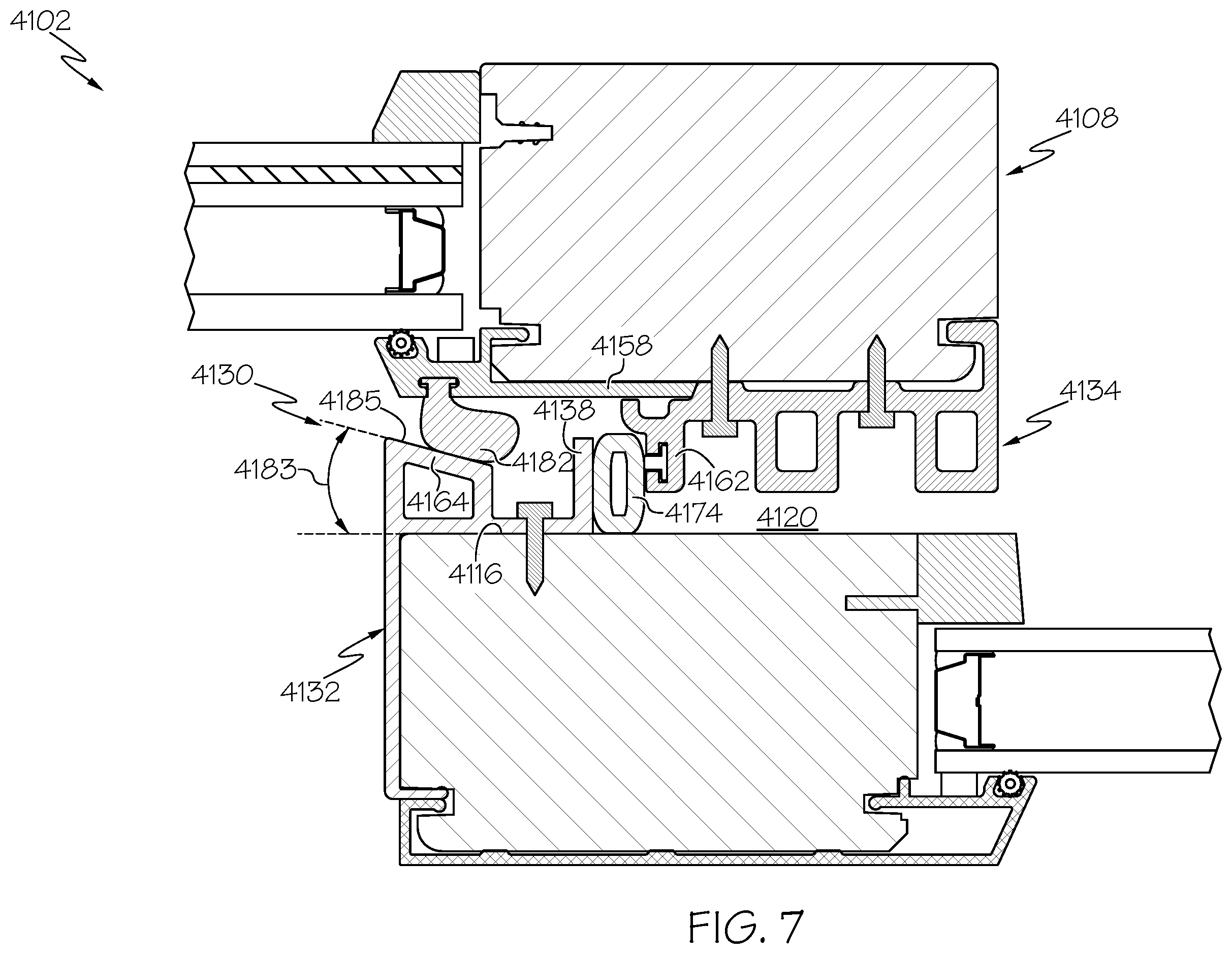 Patent US12338676 Figure 7 – Fenestration unit with plural panels and interpanel coupling system