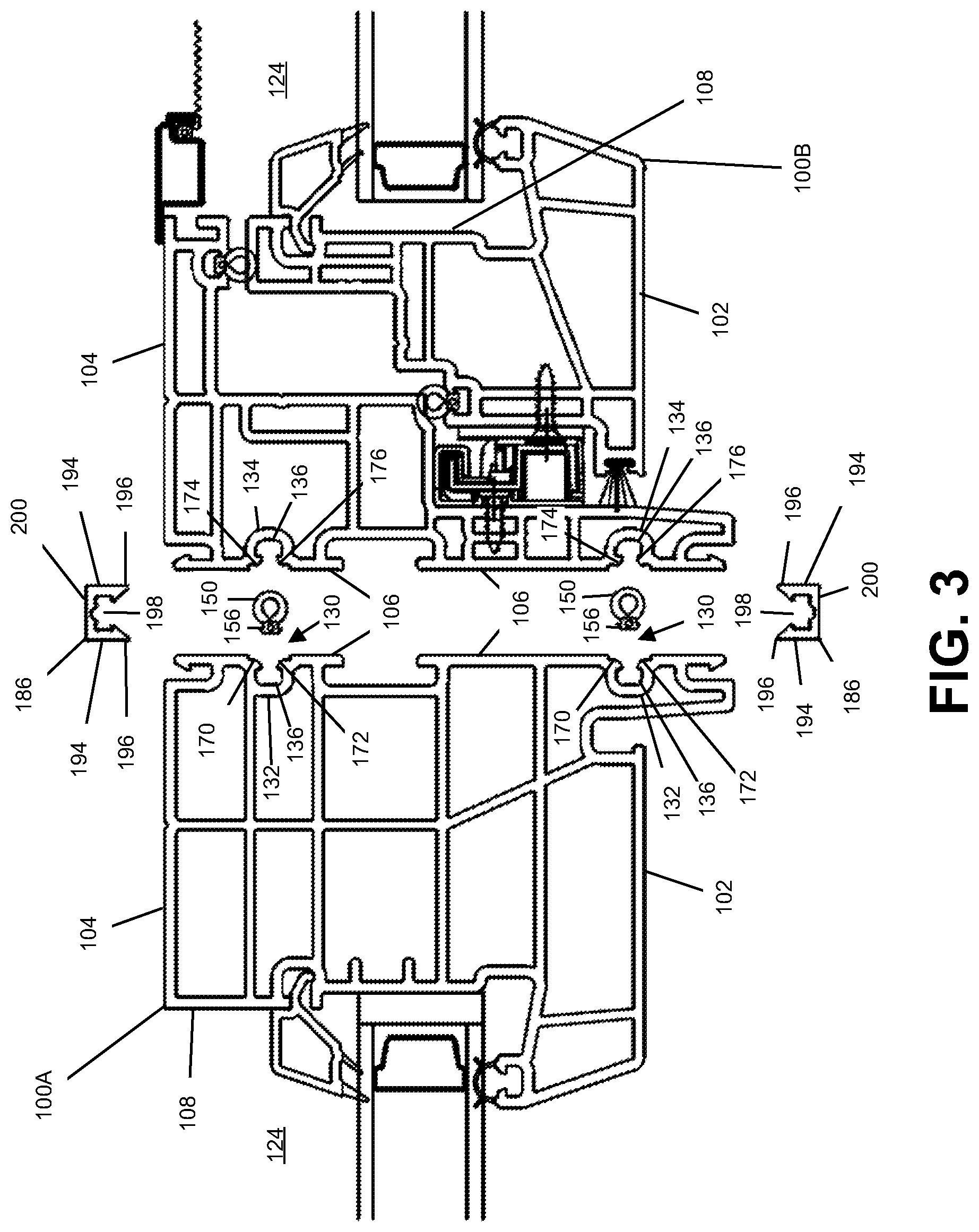 Patent US12338678 Figure 3 – Window assembly for mitigating fluid ingress