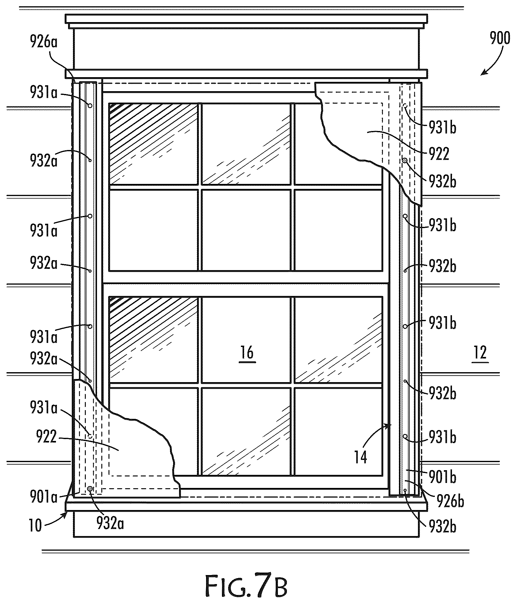 Patent US12338680 Figure 9 – Trim for mounting exterior coverings for windows