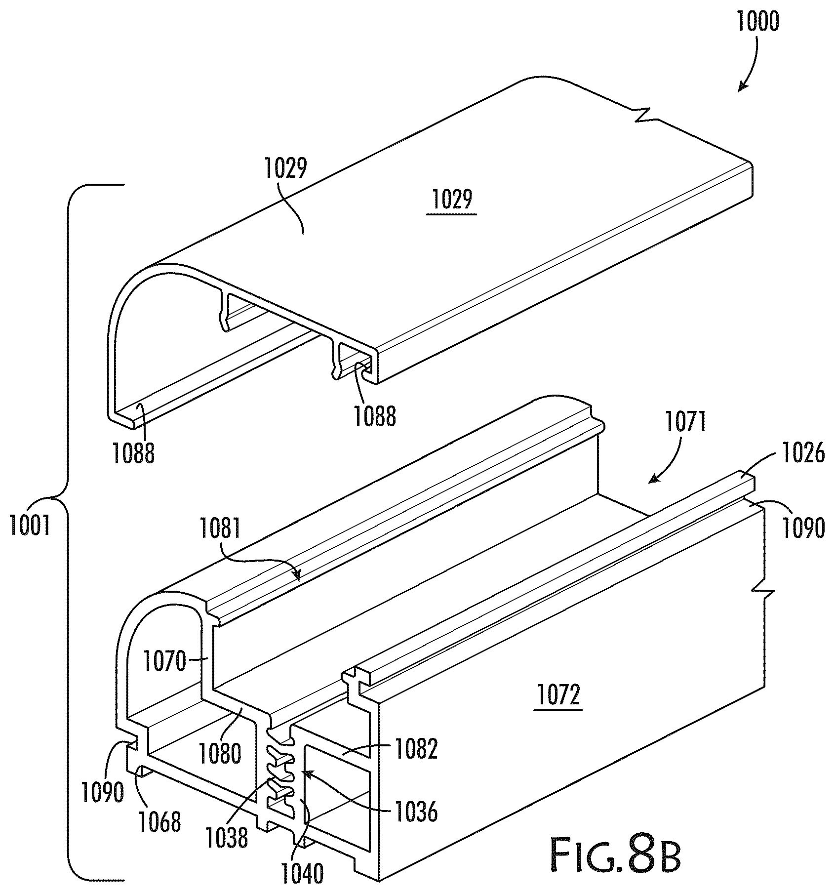 Patent US12338680 Figure 11 – Trim for mounting exterior coverings for windows