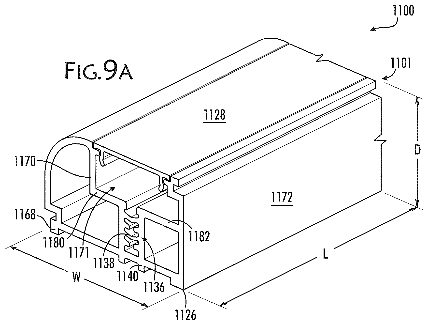 Patent US12338680 Figure 12 – Trim for mounting exterior coverings for windows