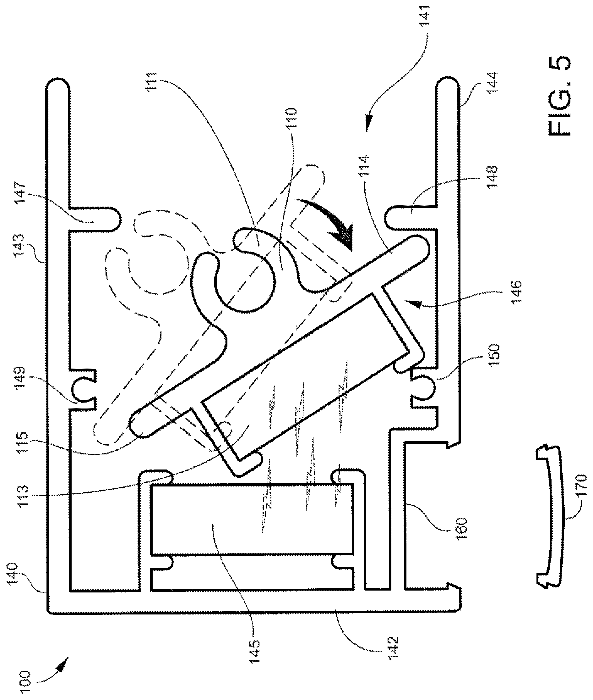 Patent US12338683 Figure 5 – Self-tensioning magnetic tracks and track assemblies