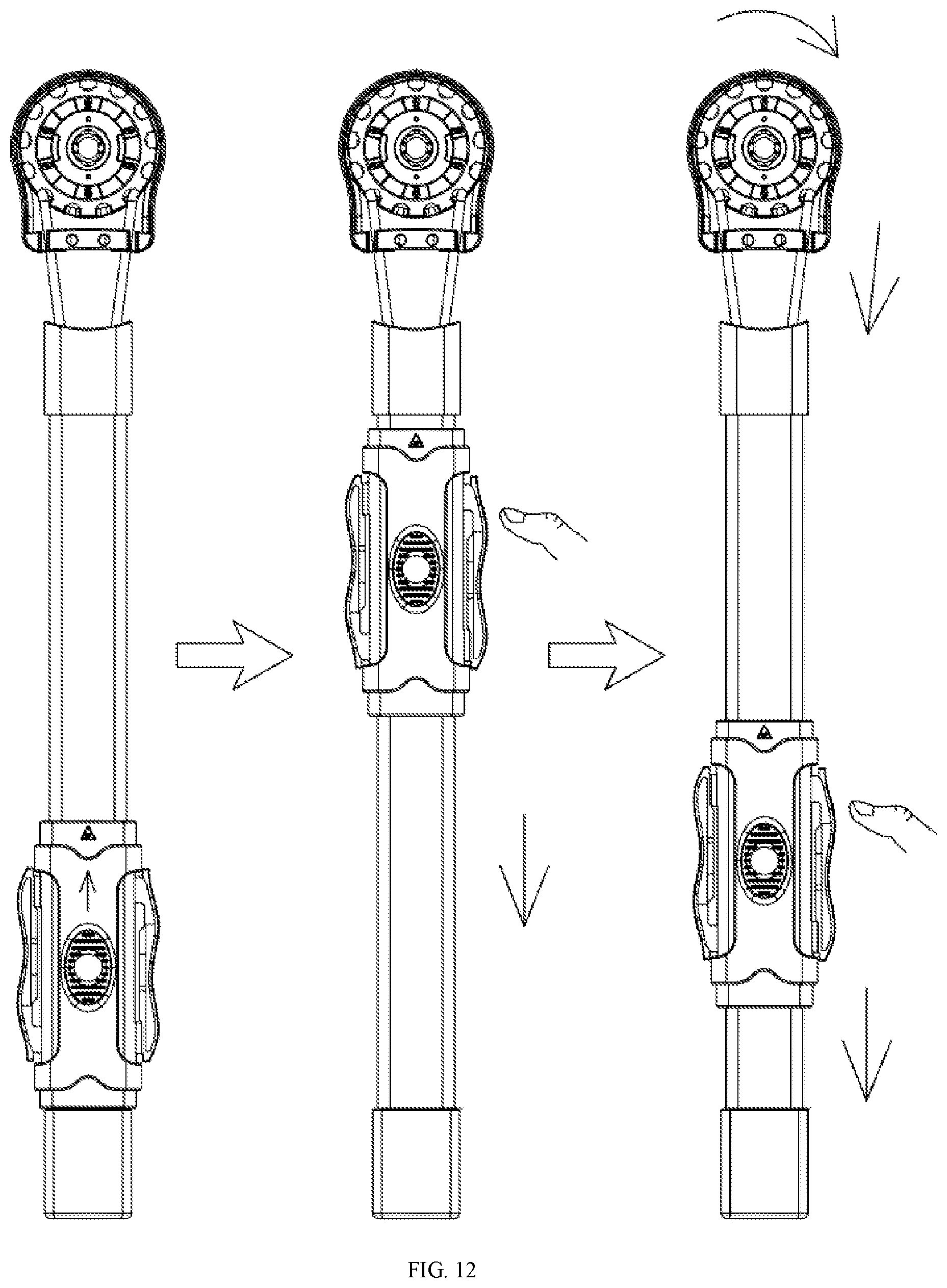 Patent US12338684 Figure 9 – Child-resistant roller blind lifting fixing rod and use method thereof