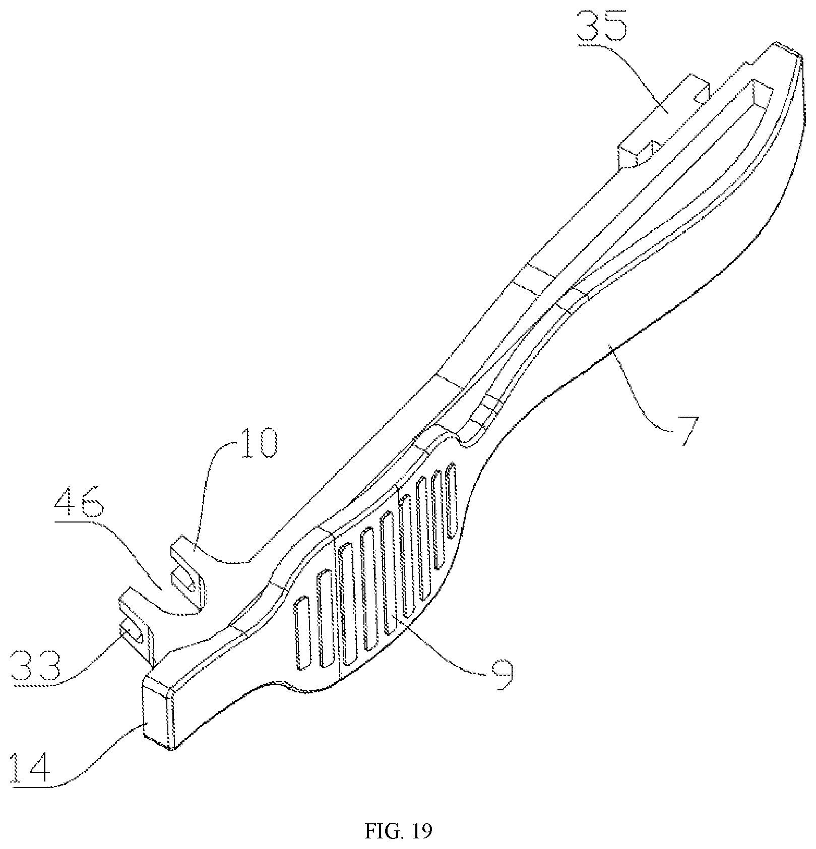 Patent US12338684 Figure 15 – Child-resistant roller blind lifting fixing rod and use method thereof